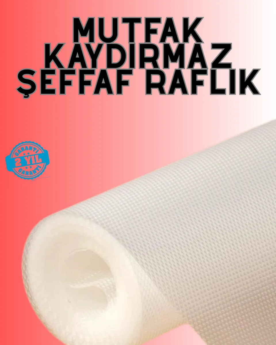 Kaydırmaz Şeffaf Raflık Buzdolabı Kaplaması - EVA 45x300 cm Fiyatı, Yorumları ve Özellikleri
