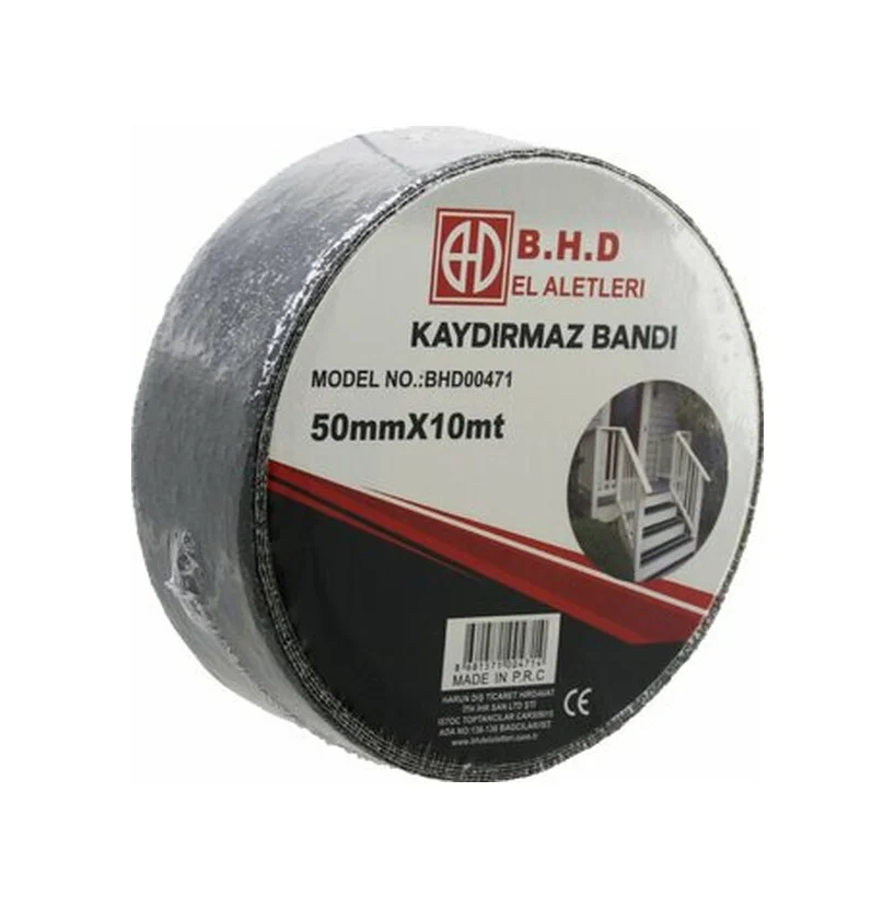 Kaydırmaz Siyah Bant 50 Mm X 10 Mt