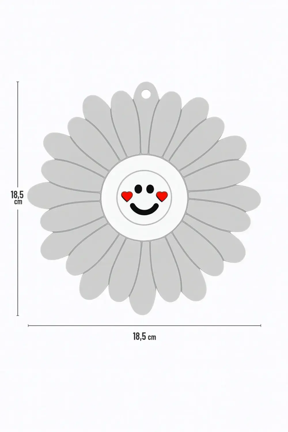 Kaydırmaz Tabanlı Altlık Kokulu Silikon Nihale Açık Gri