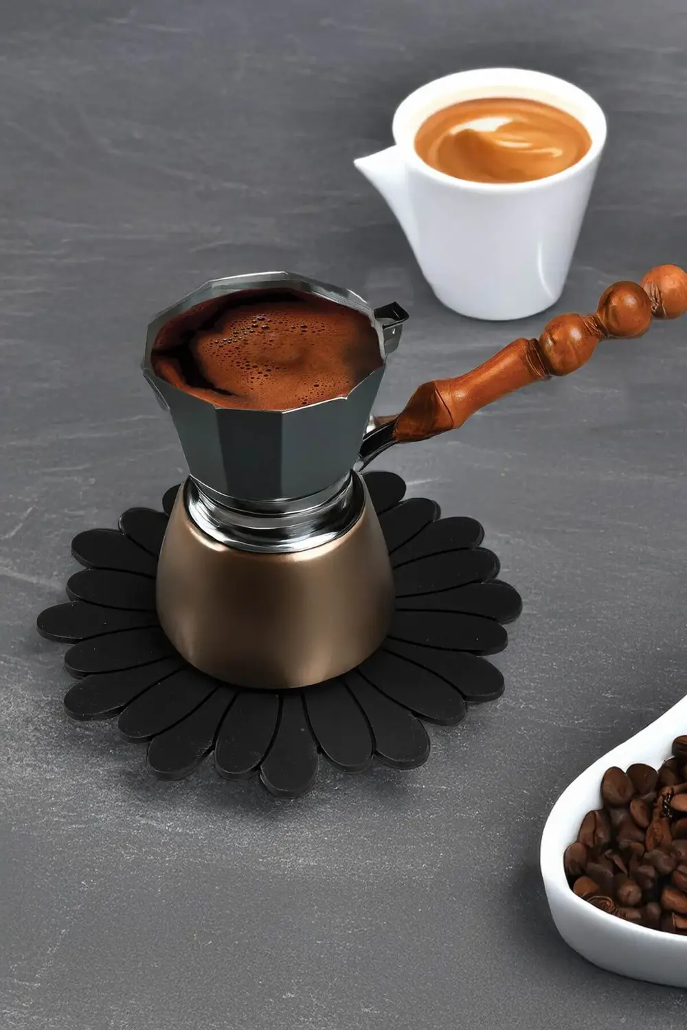 Kaydırmaz Tabanlı Altlık Kokulu Silikon Nihale Siyah