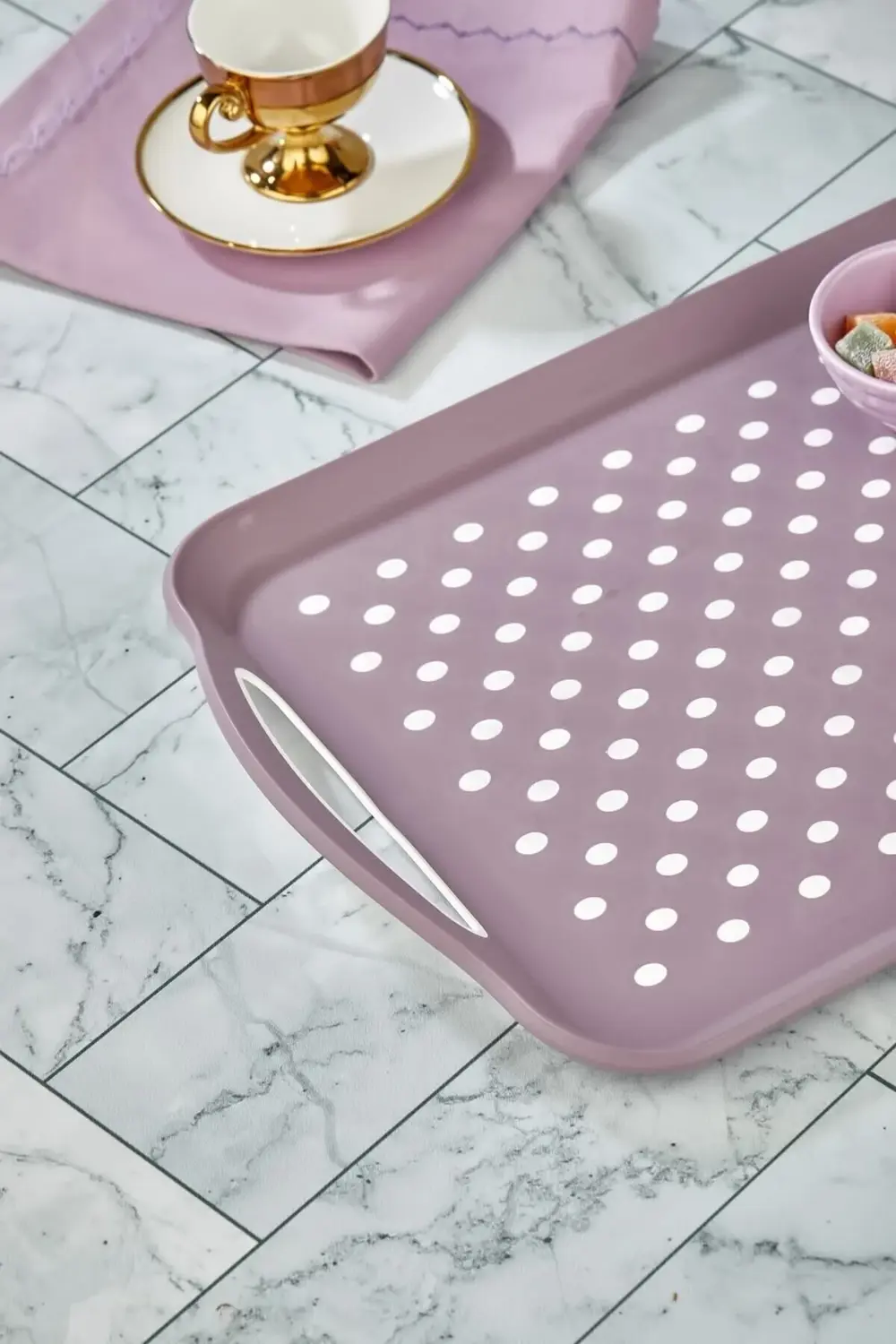 Kaydırmaz Tabanlı Sunum Tepsisi- Kaydırmaz Tepsi