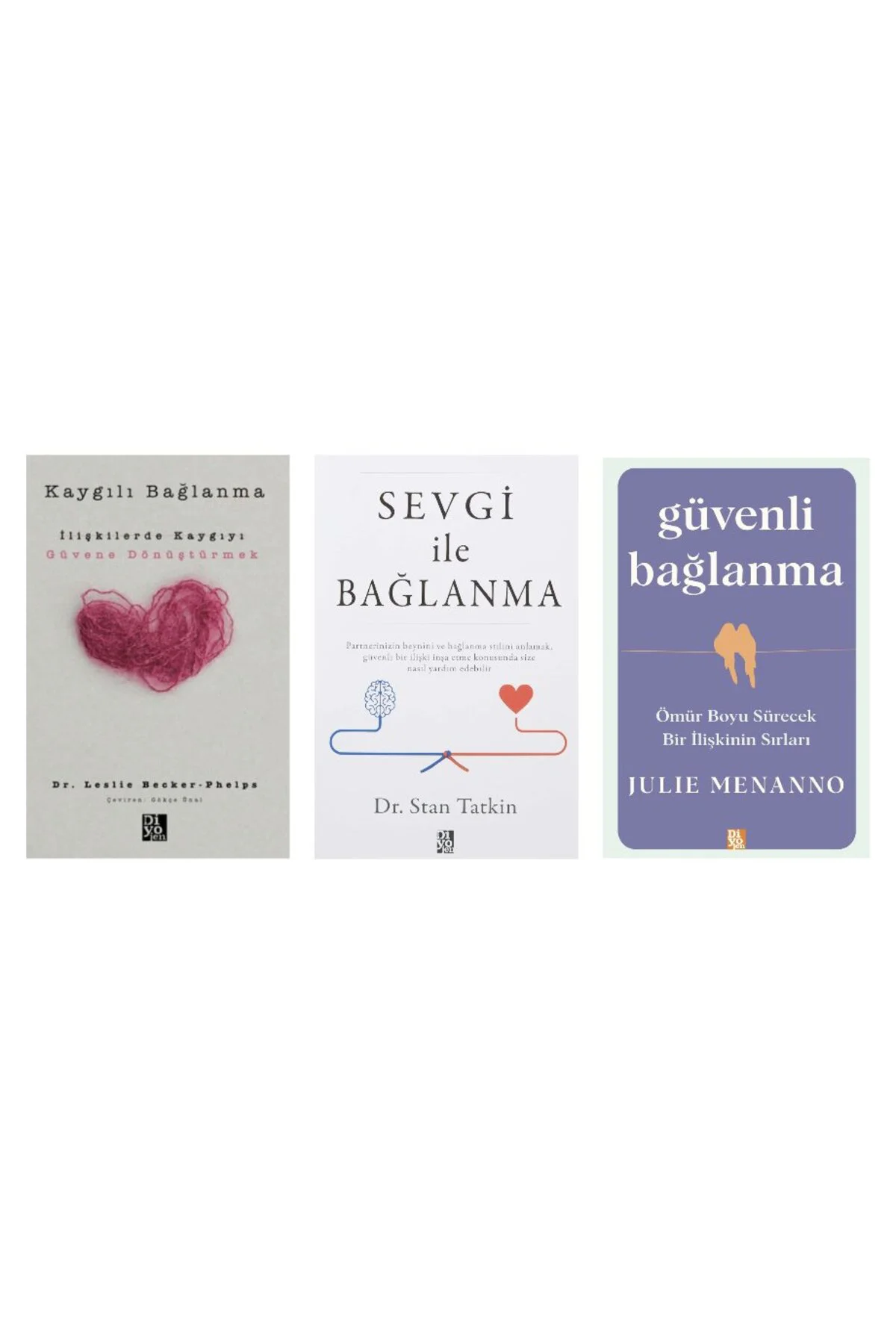 kaygili baglanma+ sevgi ile baglanma+guvenli baglanma=(3kitap)