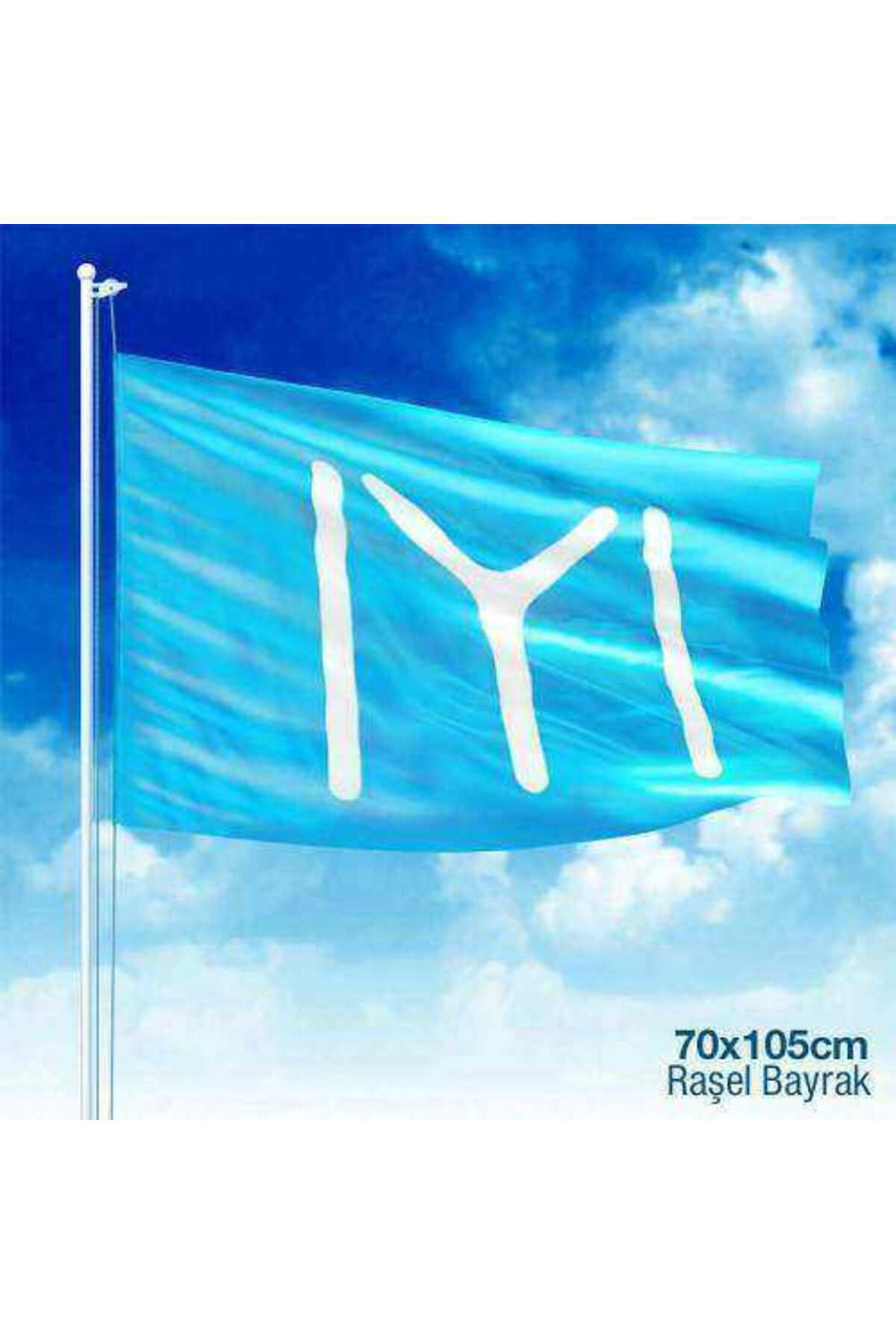 Kayı Türk Boyu (IYI) Sancak Bayrak 70x105 cm Raşel Kumaş