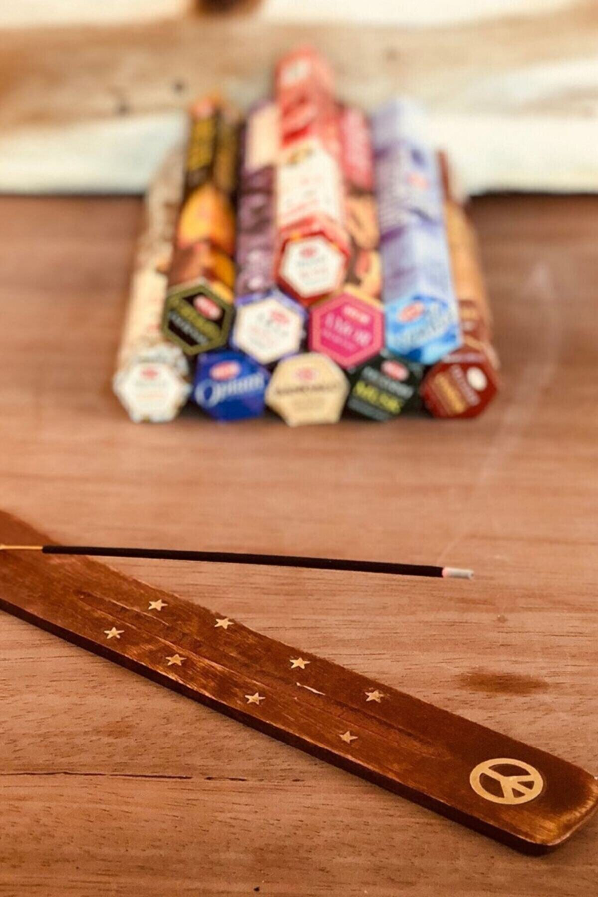 Kayık Hediyeli 100 Çubuk 5 Paket Özel Seçim Tütsü Doğal 5+kayık Ö