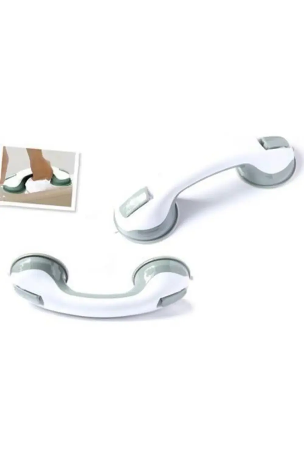 Kayıp Düşme Önleyici Vantuzlu Banyo Tuvalet Tutacağı Tutunma Apar