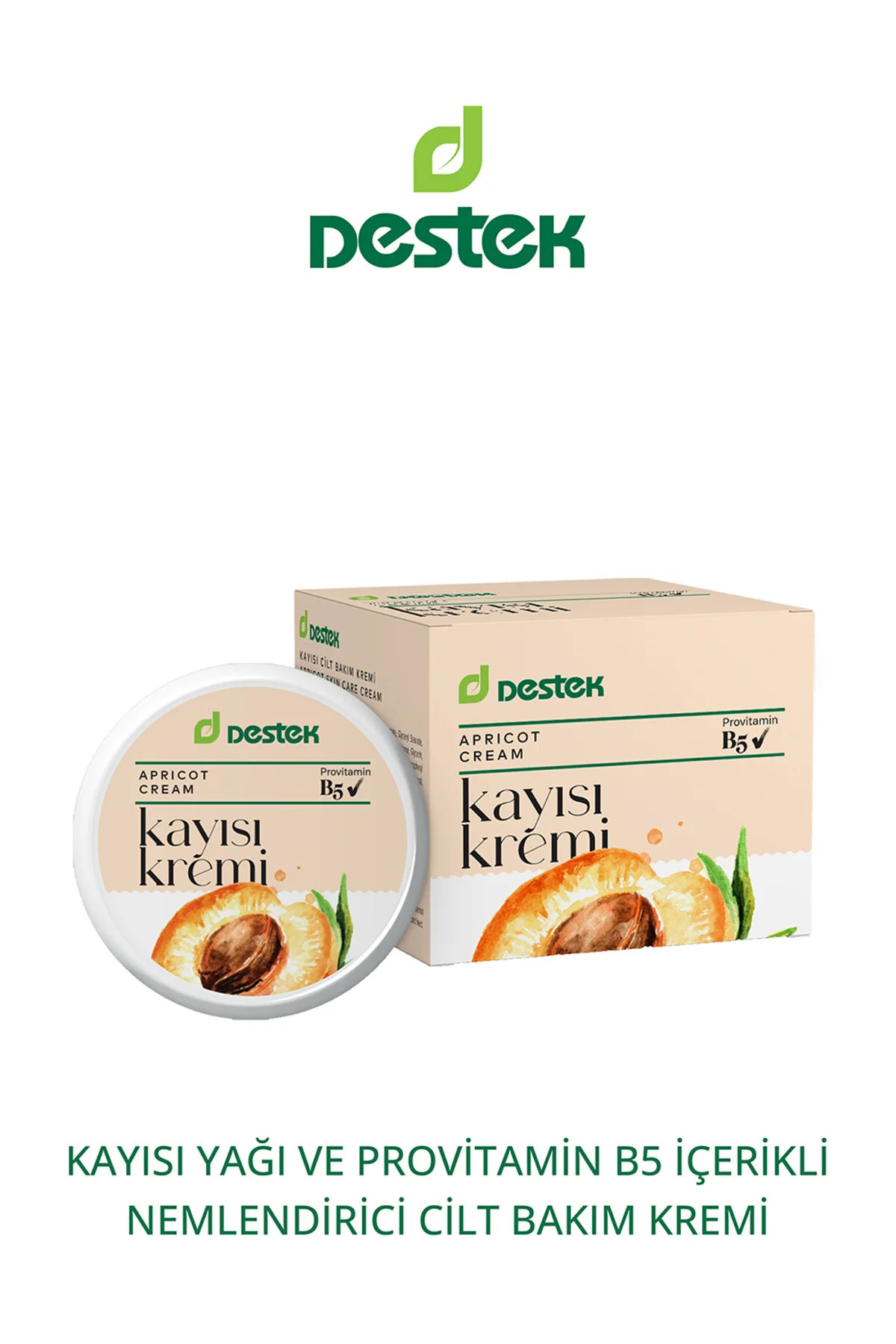 Kayısı Nemlendirici Krem 45 gr