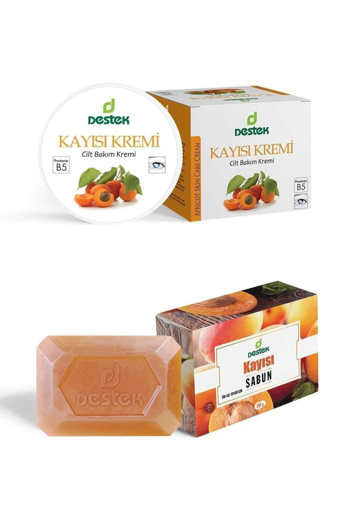 Kayısı Özlü Krem Ve Kayısı Sabunu (2'li Set)