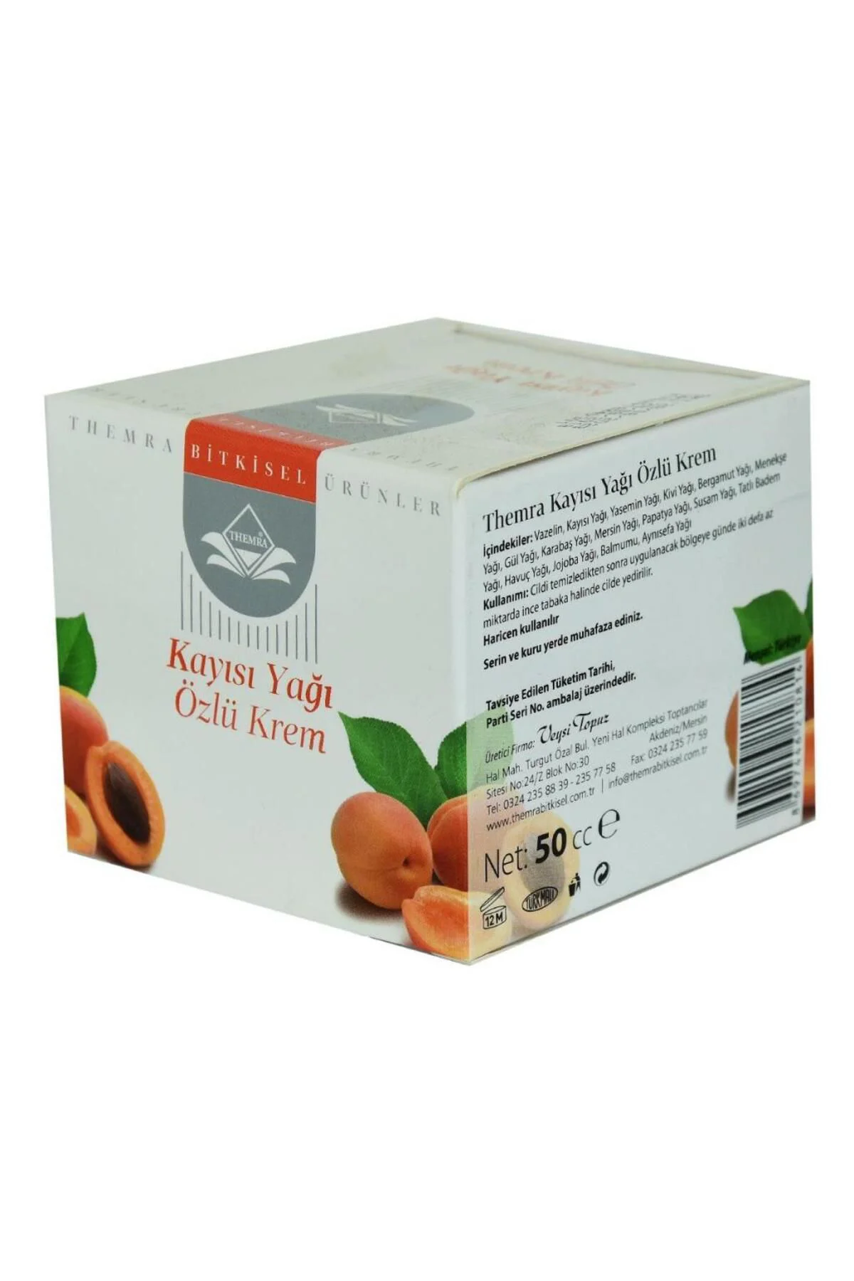Kayısı Yağı Özlü Bitkisel Leke Kremi 50 Cc