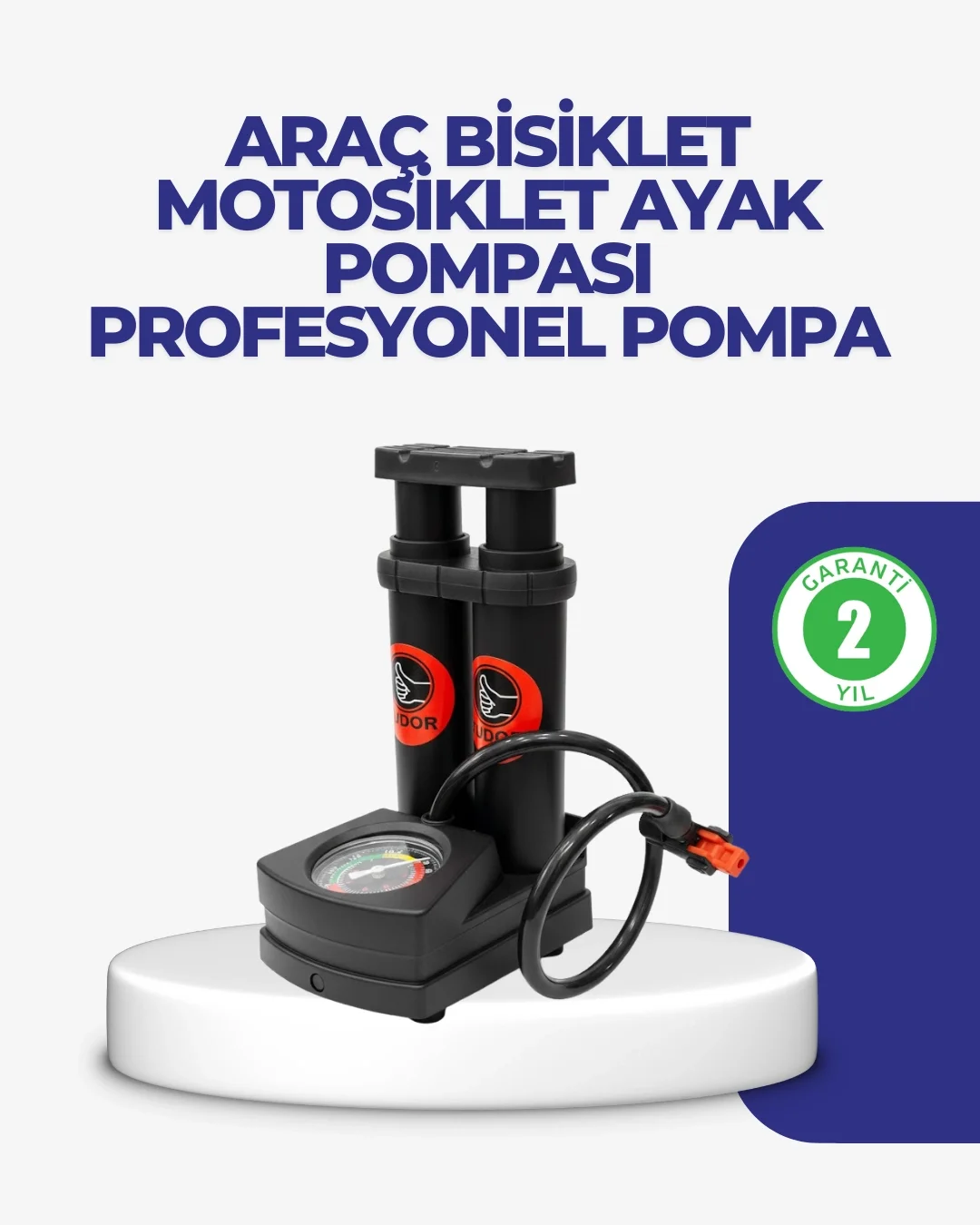 Kaymaz Pedallı Ayaklı Hava Pompası Tüm Supap Uyumlu Fiyatı, Yorumları ve Özellikleri