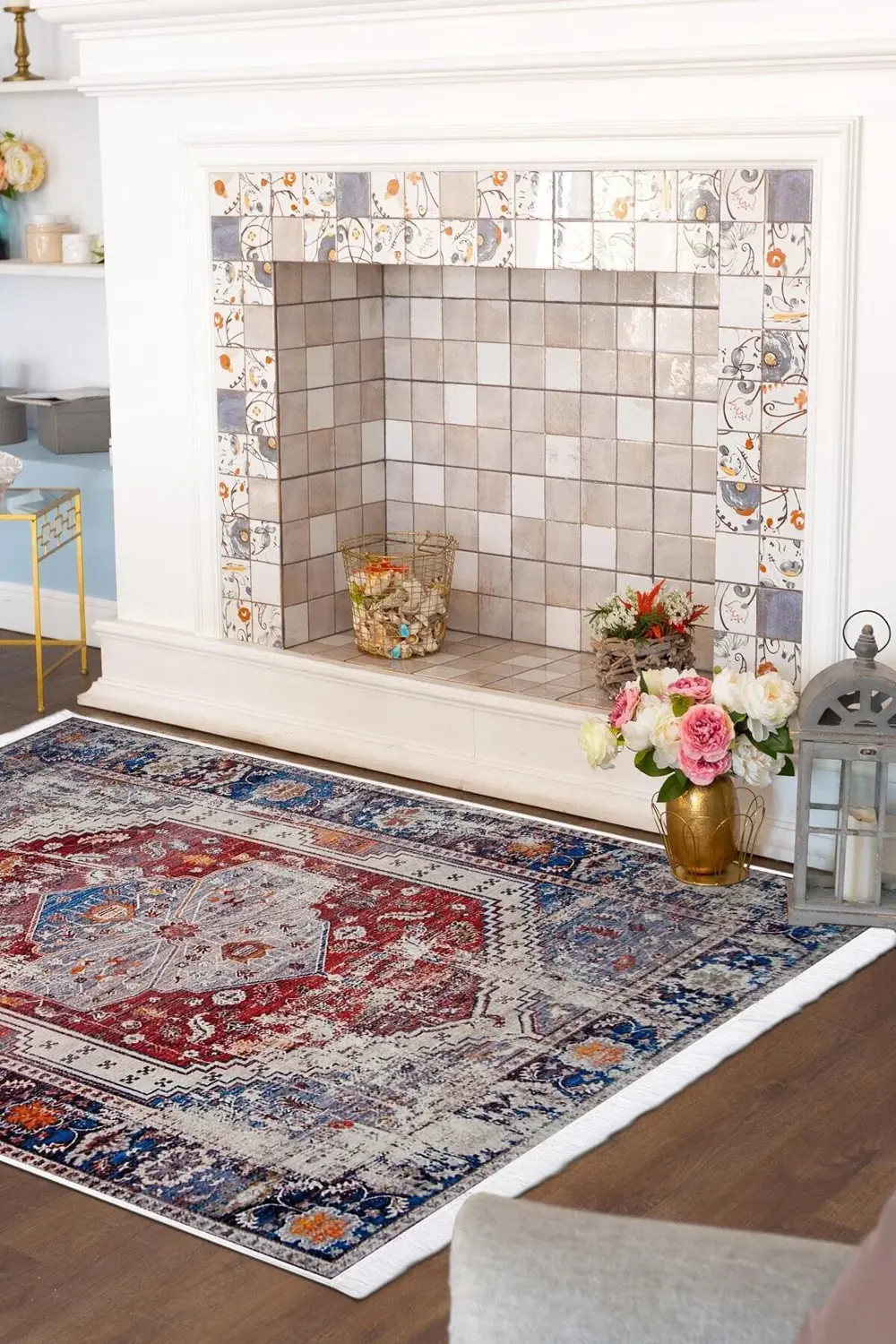 Kaymaz Taban Dijital Halı Eskitme Temalı Salon Koridor Mutfak Hal