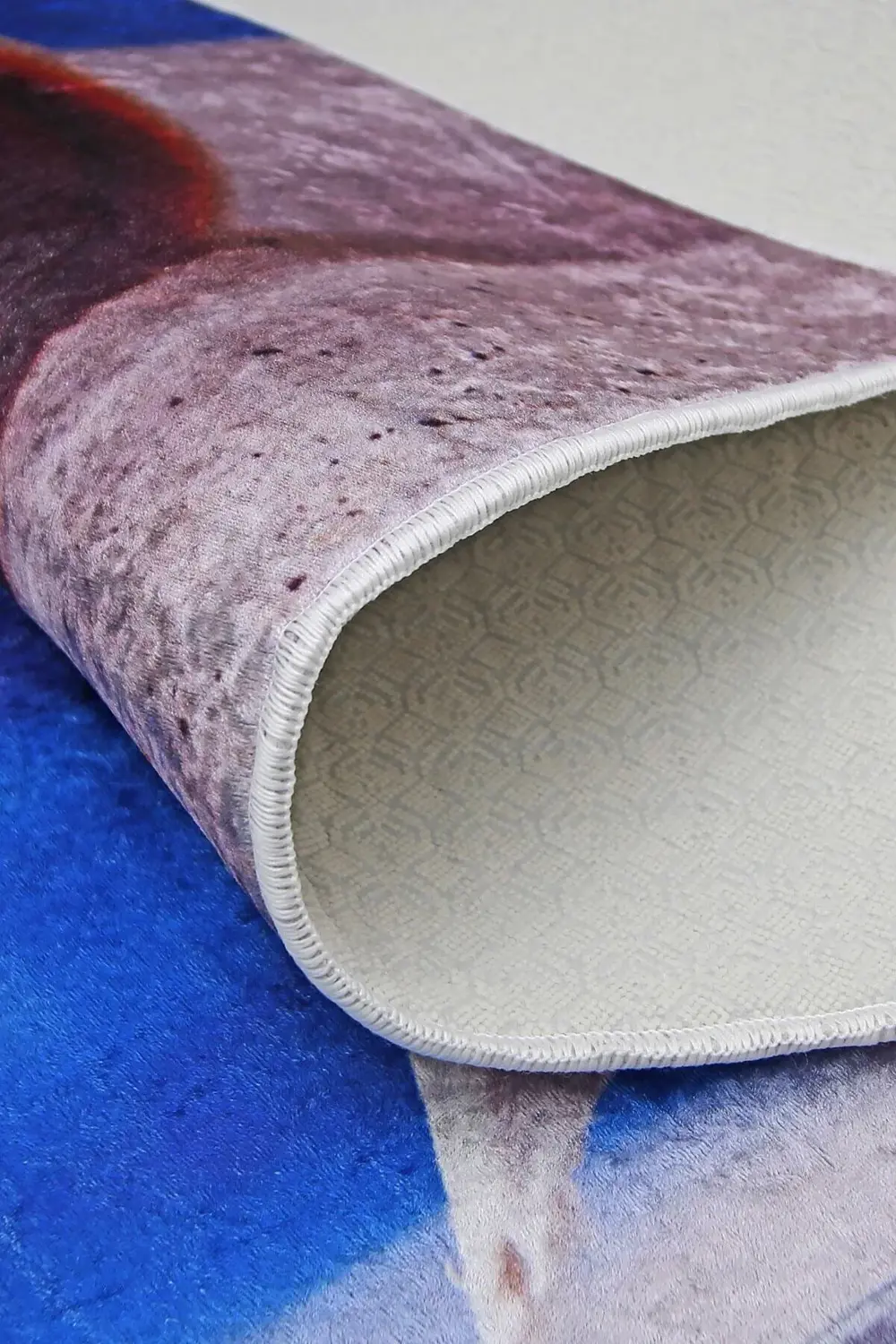 Kaymaz Taban Dijital Halı Yıkanabilir Denizci Erkek Çocuk Odası H