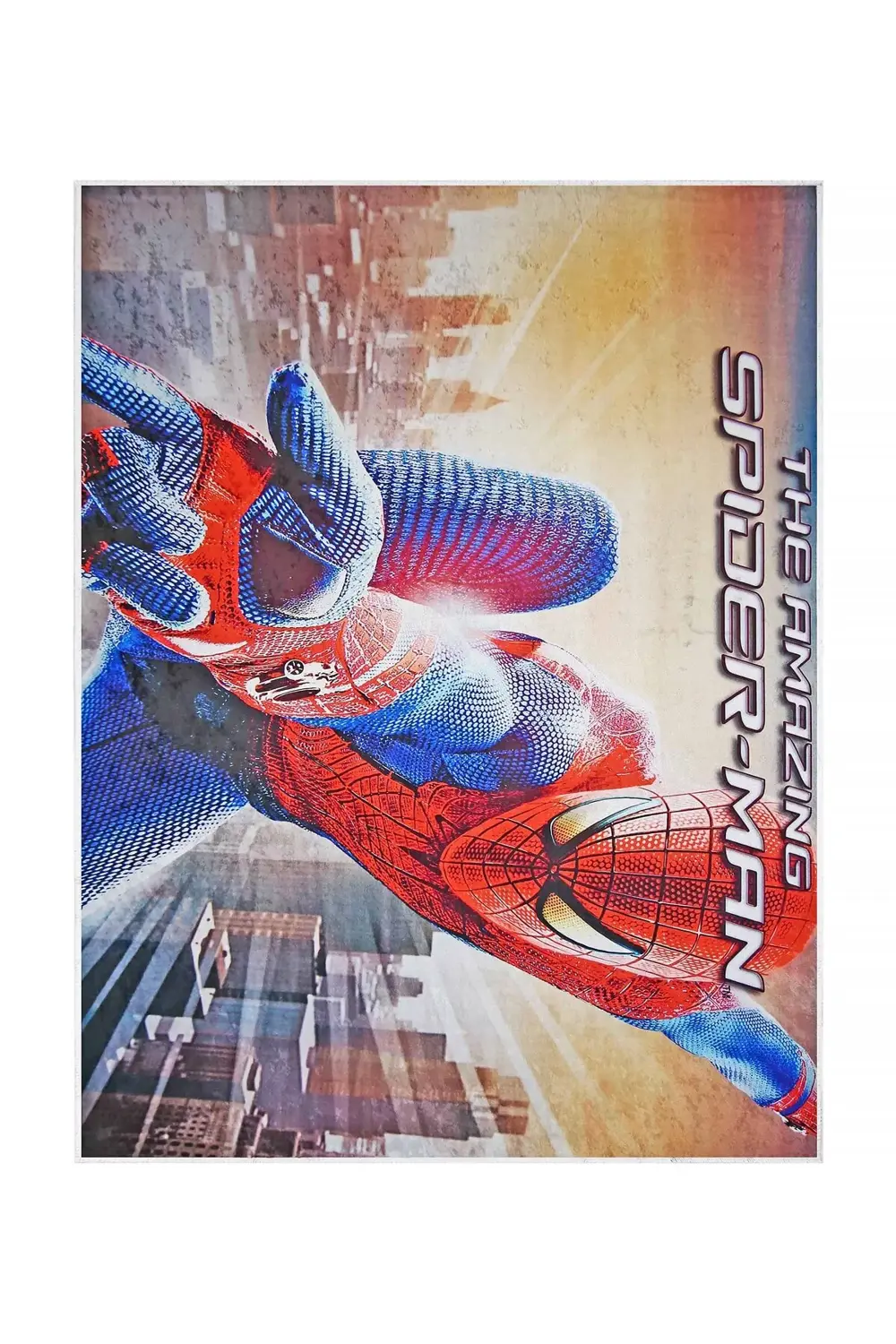 Kaymaz Taban Dijital Halı Yıkanabilir Örümcek Adam Erkek Çocuk Od