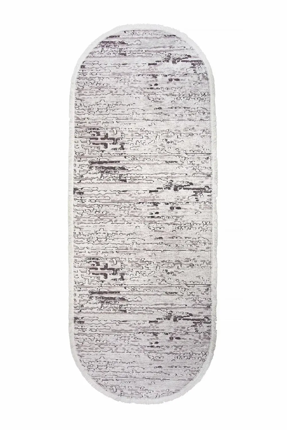 Kaymaz Taban Dijital Oval Halı Kaymaz Taban Dijital Oval Halı