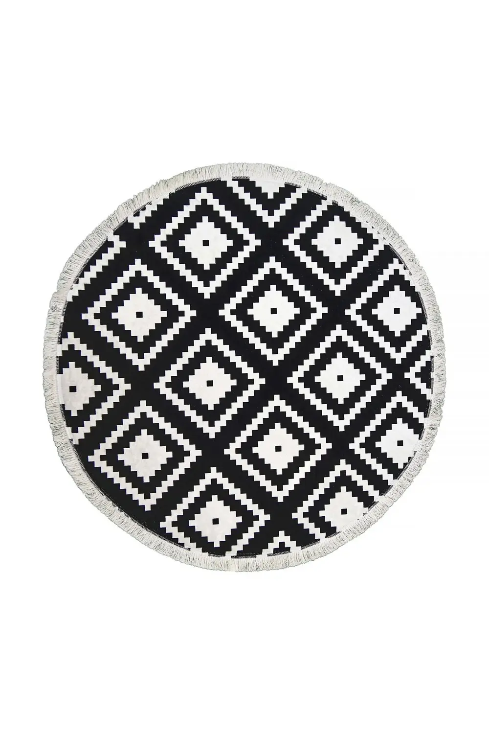 Kaymaz Taban Dijital Yuvarlak Halı