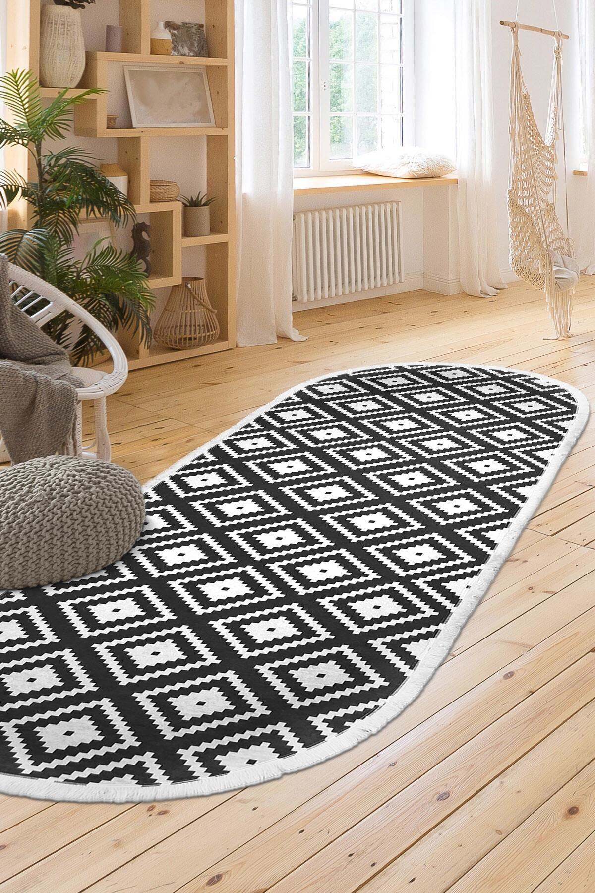 Kaymaz Taban Dijital Oval Halı