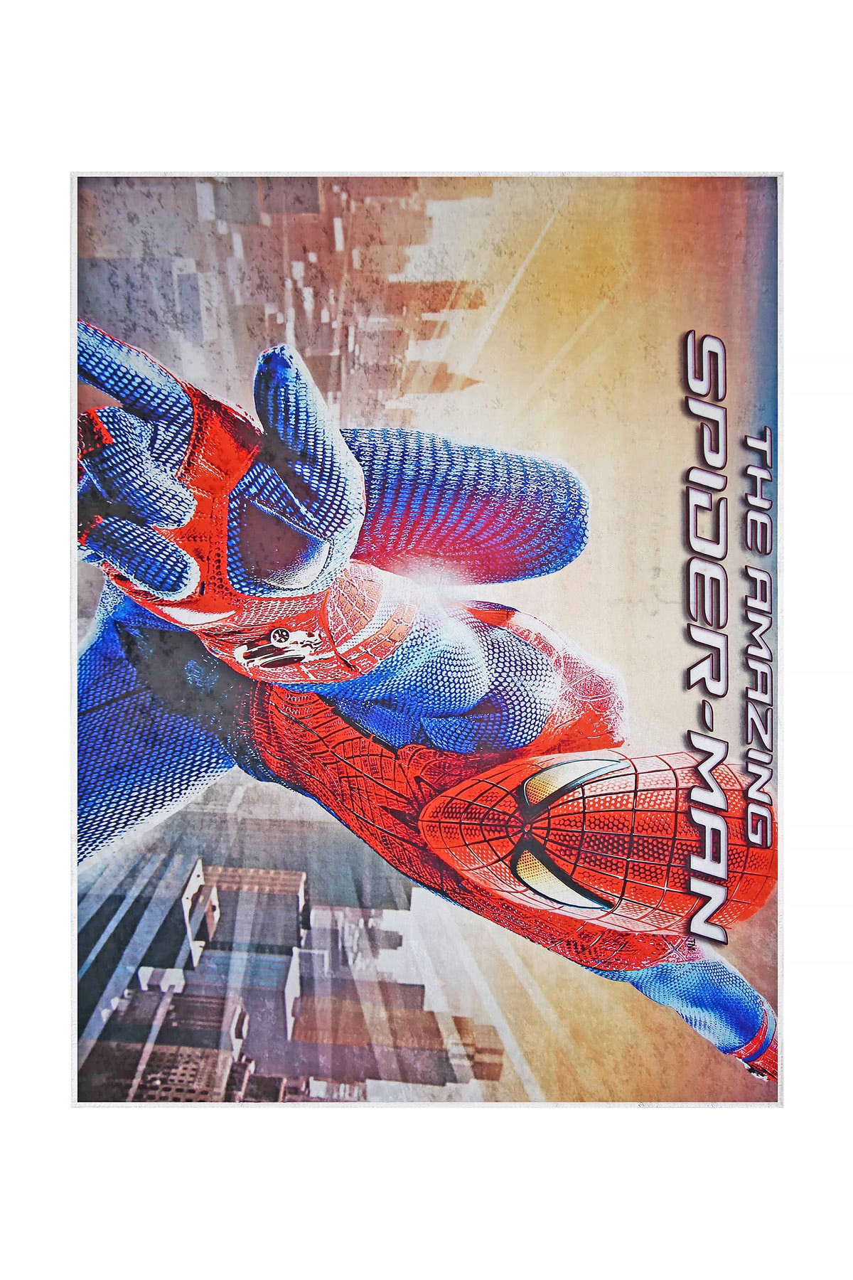 Kaymaz Taban Dijital Halı Yıkanabilir Örümcek Adam Erkek Çocuk Od