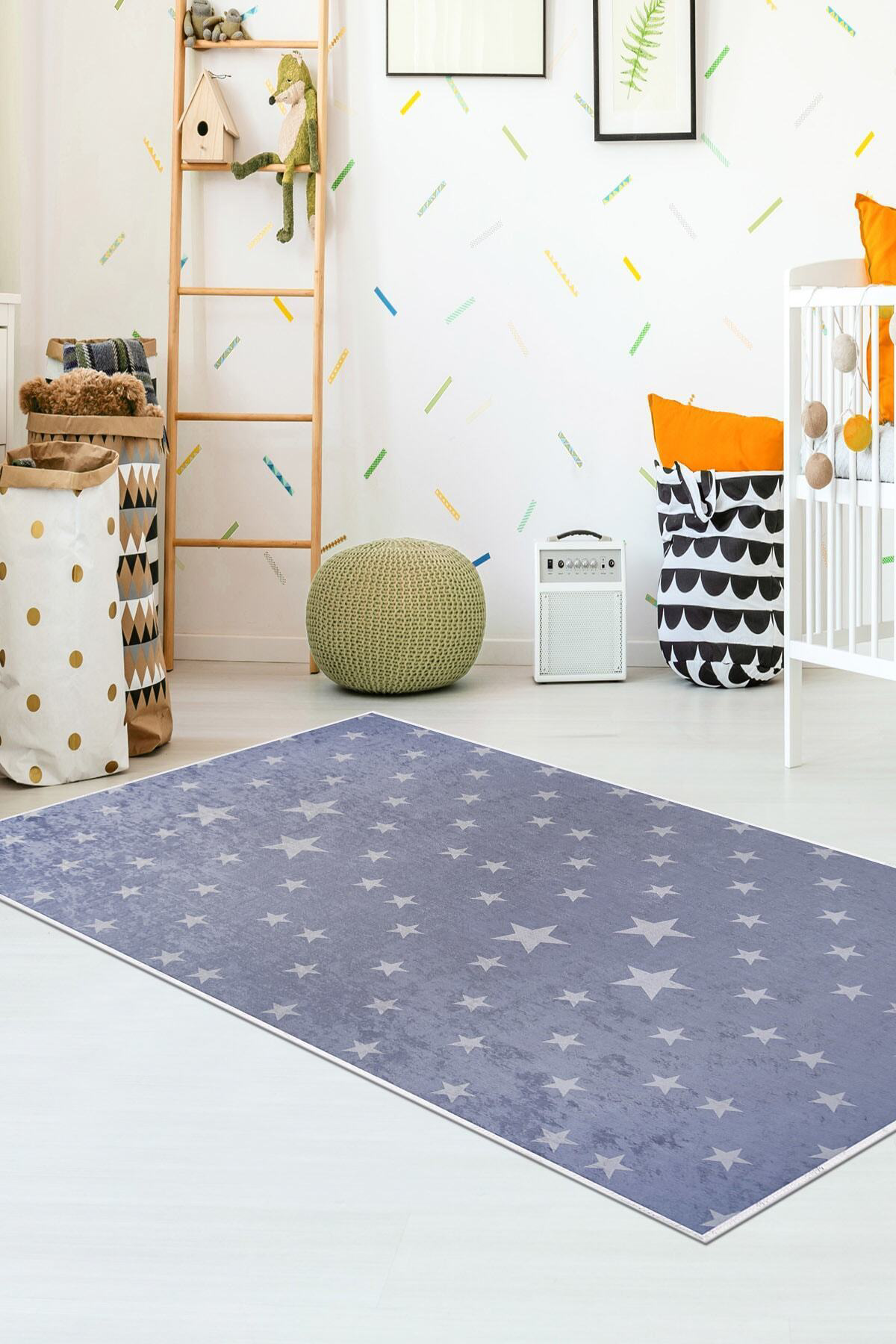 Kaymaz Taban Dijital Halı Yıkanabilir Kız Erkek Çocuk Odası Halıs