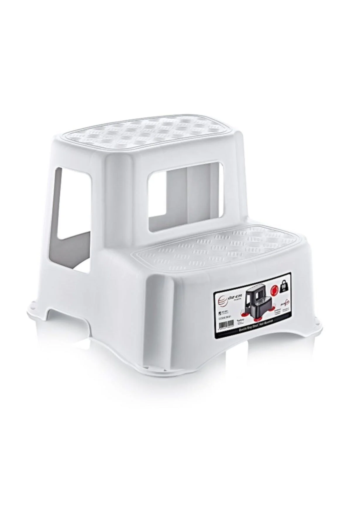 Kaymaz Tabanlı Katlı Basamak Max:90 Kg