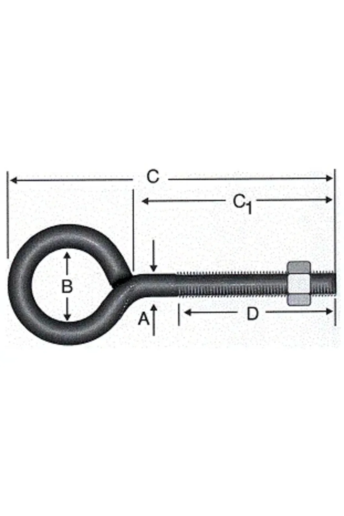 Kaynaklı Civata M8X160 - 50 Adet - Görsel 2
