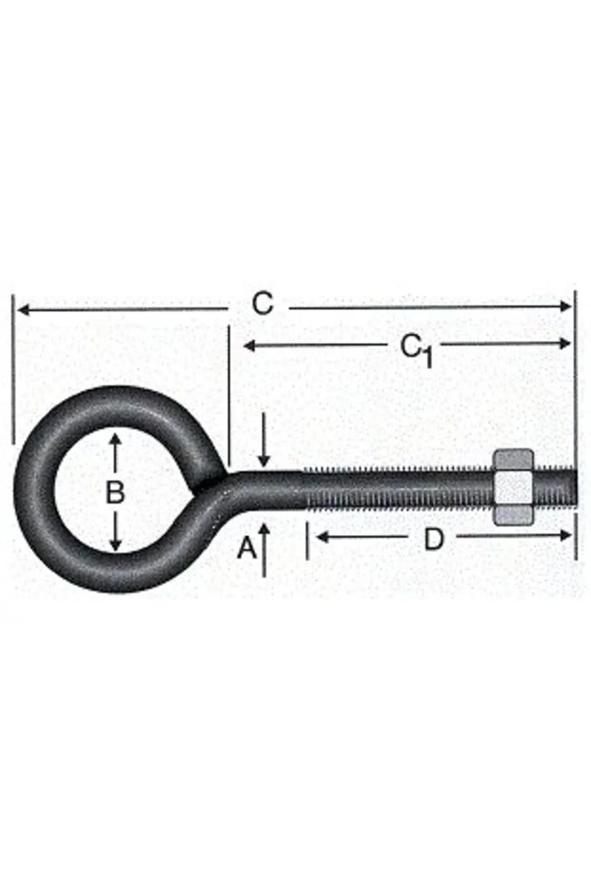 Kaynaklı Civata M8x160 - 50 Adet