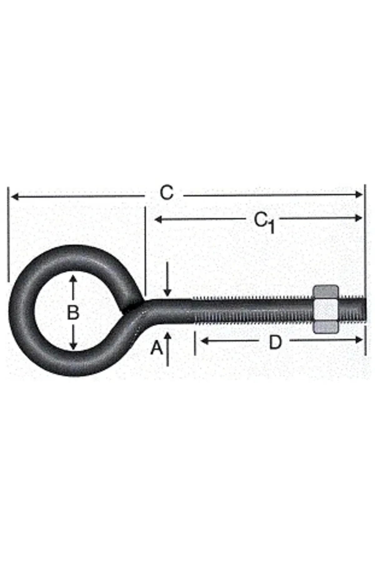 Kaynaklı Civata M8x160 - 50 Adet