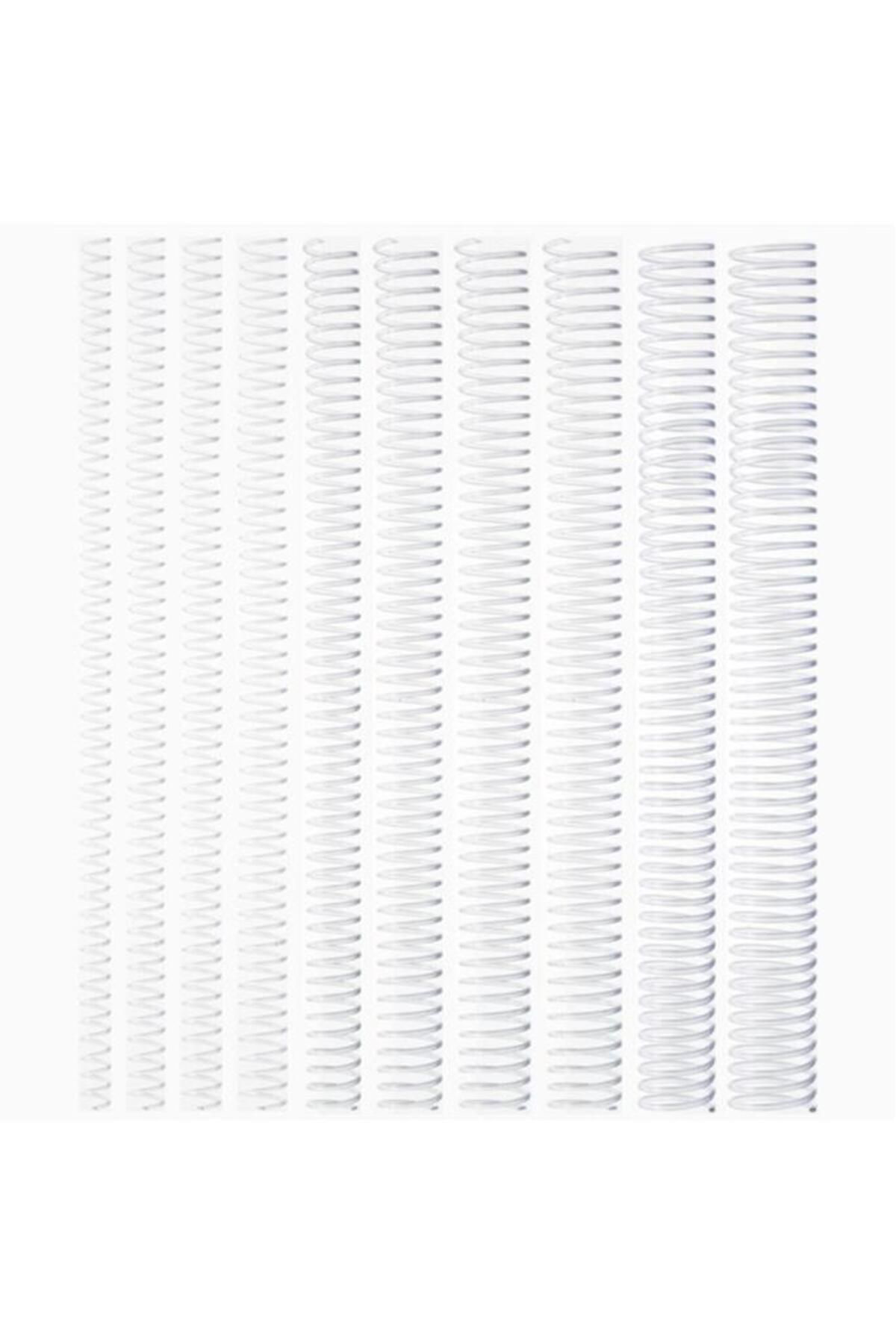 Helezon Kayreb Spiral Plastik  (100 Lü) 22 Mm Şeffaf