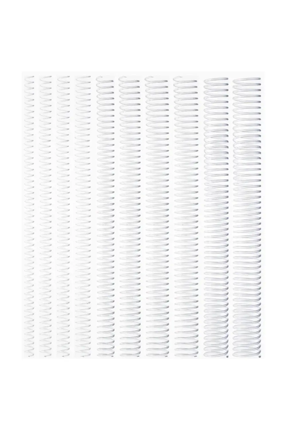 Kayreb Spiral Plastik Helezon 8 Mm Şeffaf 100 Lü (1 PAKET 100 ADE