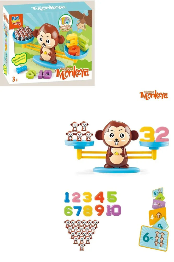 Kayyum Oyuncak Eğitici Oyun Denge Maymunu 2321