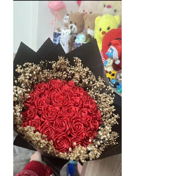 KAYZEN Saten Gül buketi