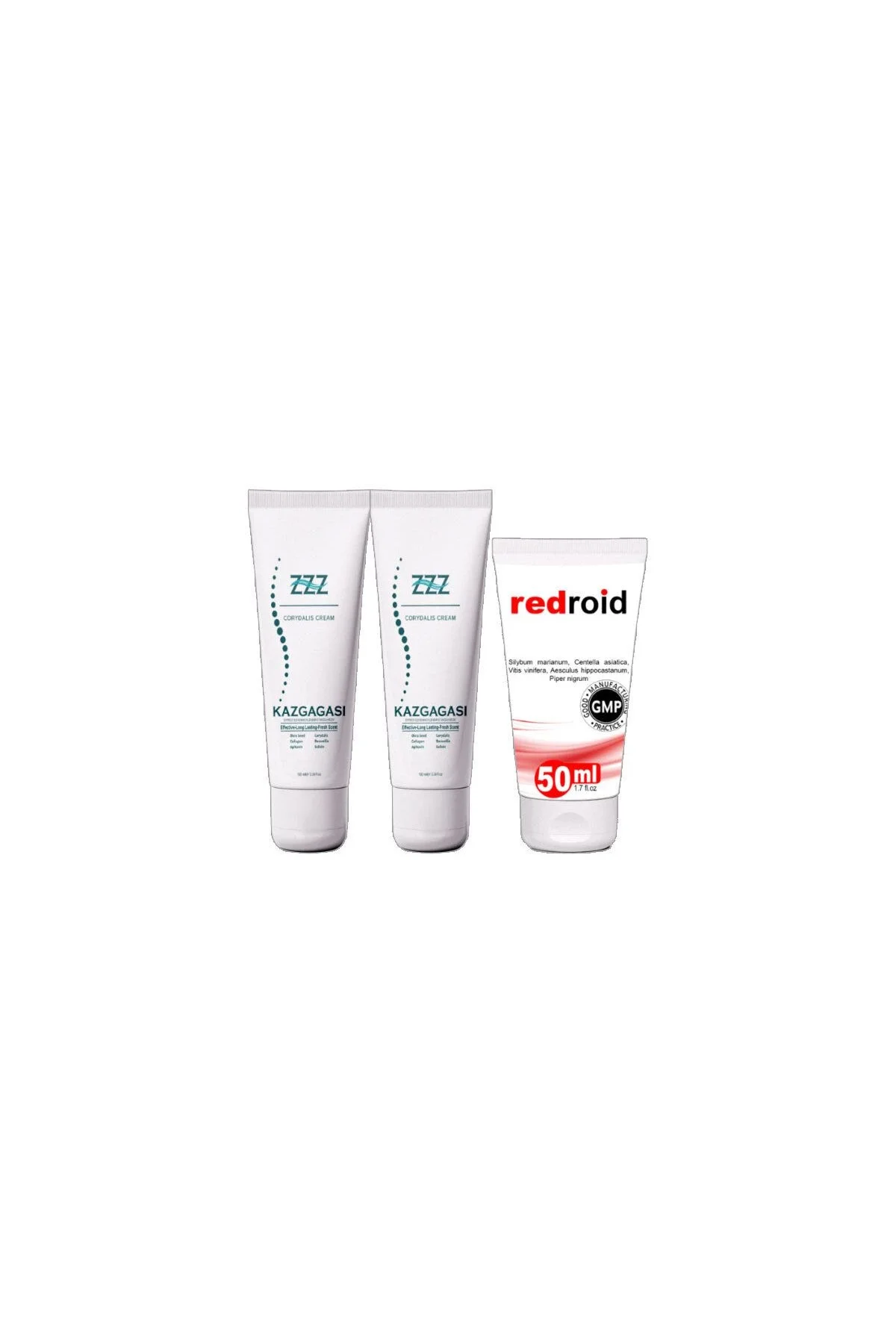 Kaz Gagası Kremi 2x100 ml + Redroid Rahatlatıcı Bakım Kremi 1x50 ml – Nemlendirici Cilt Bakım Seti