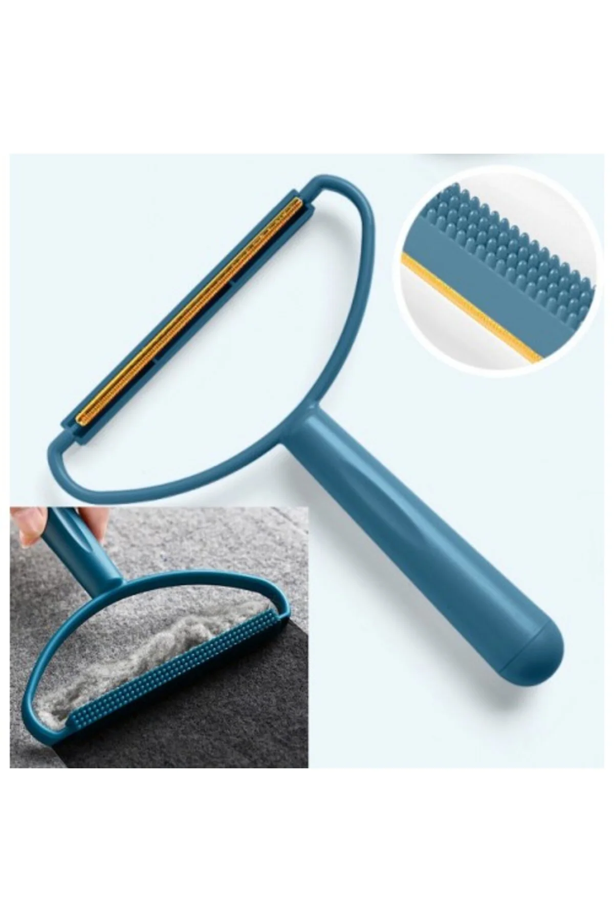 Kazak - Elbise - Halı Tüyü Temizleme Çift Taraflı Tüy Tiftik Topa