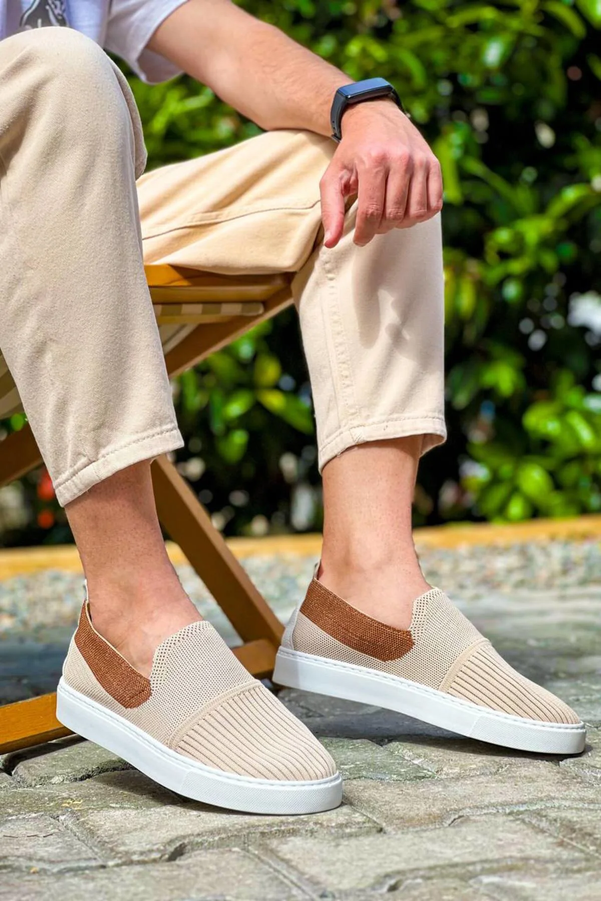 KB-114 Kuback Bej Taba Triko Yüksek Taban Bağcıksız Günlük Erkek Ayakkabı Fiyatı, Yorumları ve Özellikleri