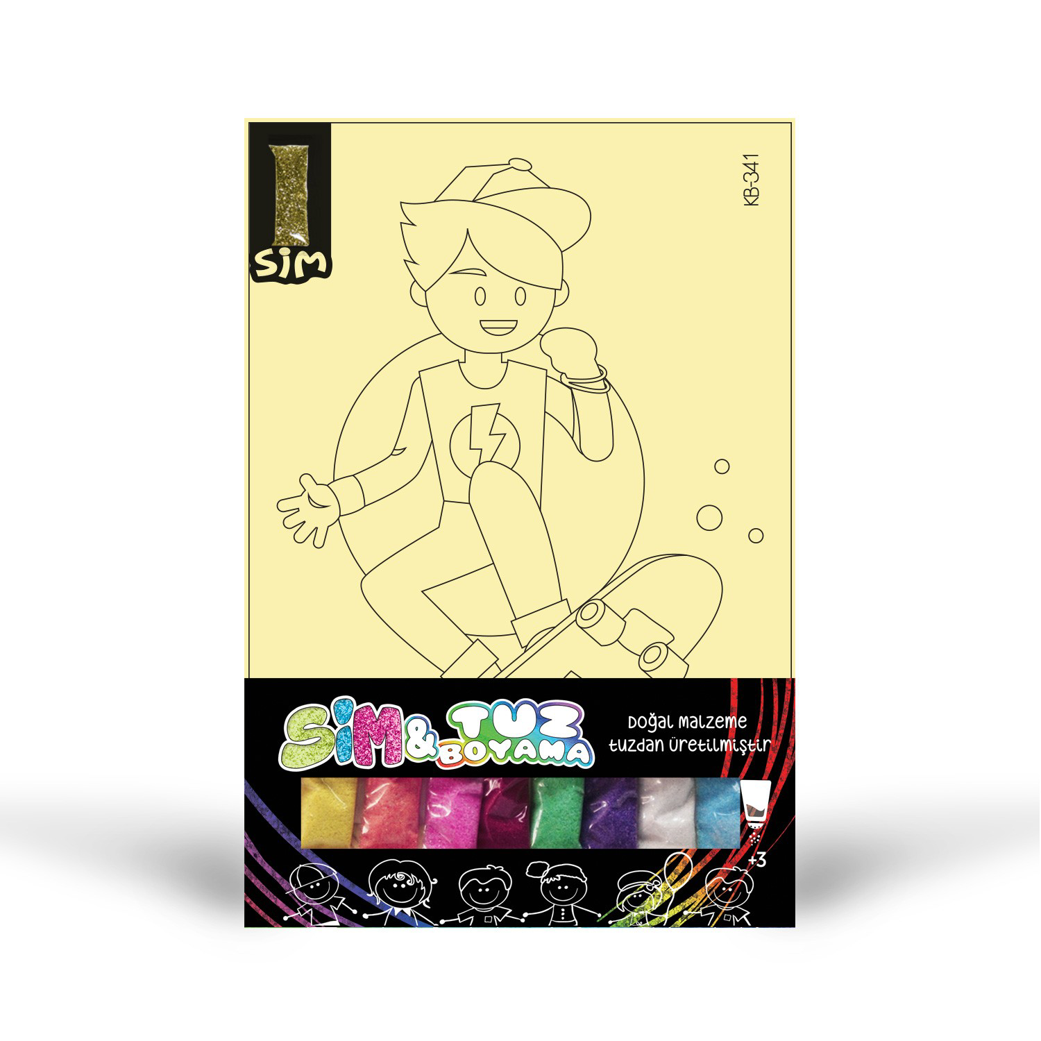 Artikel Kb-341 Kaykaycı Simli Tuz Boyama Oyunu, Eğitici Aktivite, Kum Boy Artikel Kb-341 Kaykaycı Simli Tuz Boyama Oyunu, Eğitici Aktivite, Kum Boy