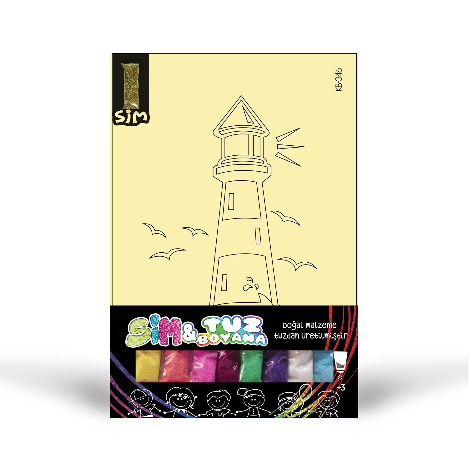 Artikel Kb-346 Deniz Feneri Simli Tuz Boyama Oyunu, Eğitici Aktivite, Kum Artikel Kb-346 Deniz Feneri Simli Tuz Boyama Oyunu, Eğitici Aktivite, Kum