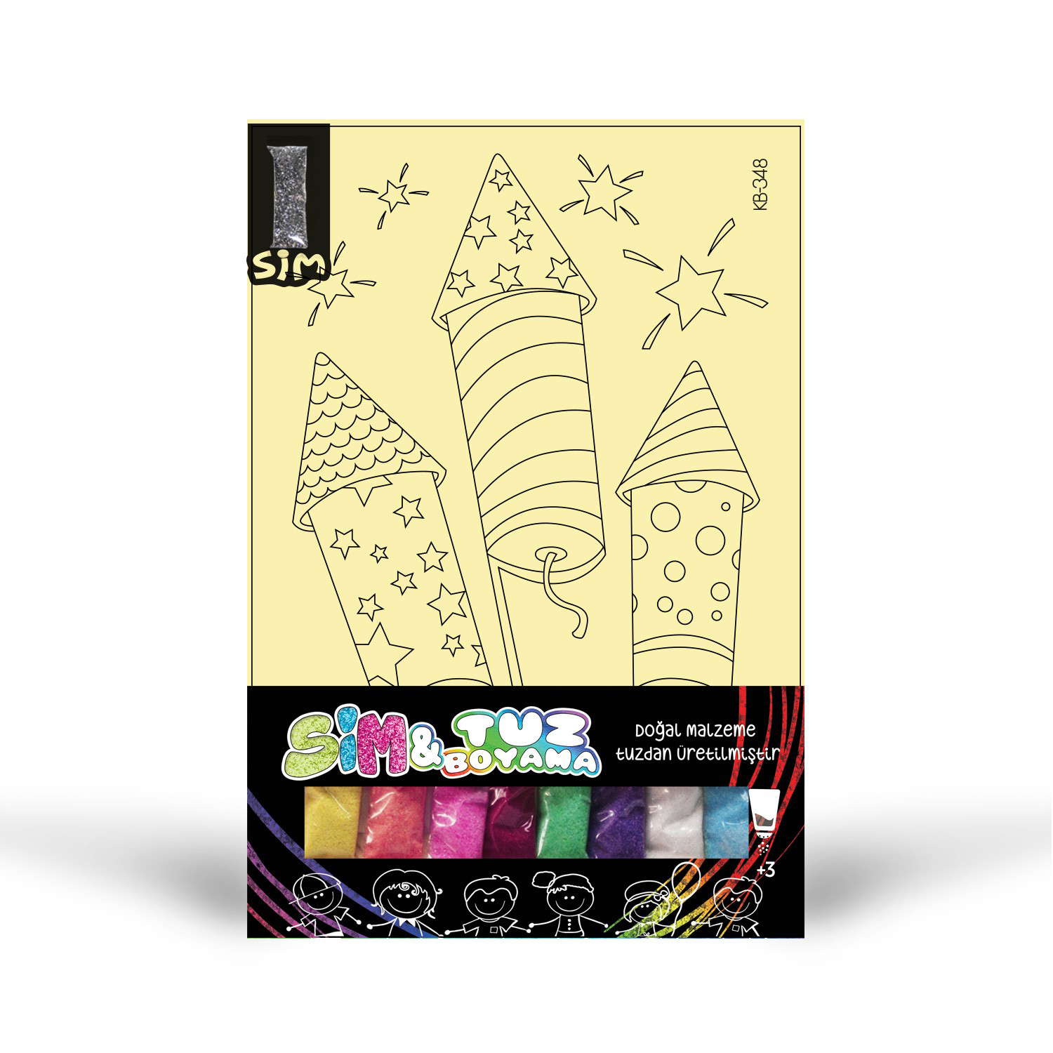 Artikel Kb-348 Havai Fişek Simli Tuz Boyama Oyunu, Eğitici Aktivite, Kum Artikel Kb-348 Havai Fişek Simli Tuz Boyama Oyunu, Eğitici Aktivite, Kum