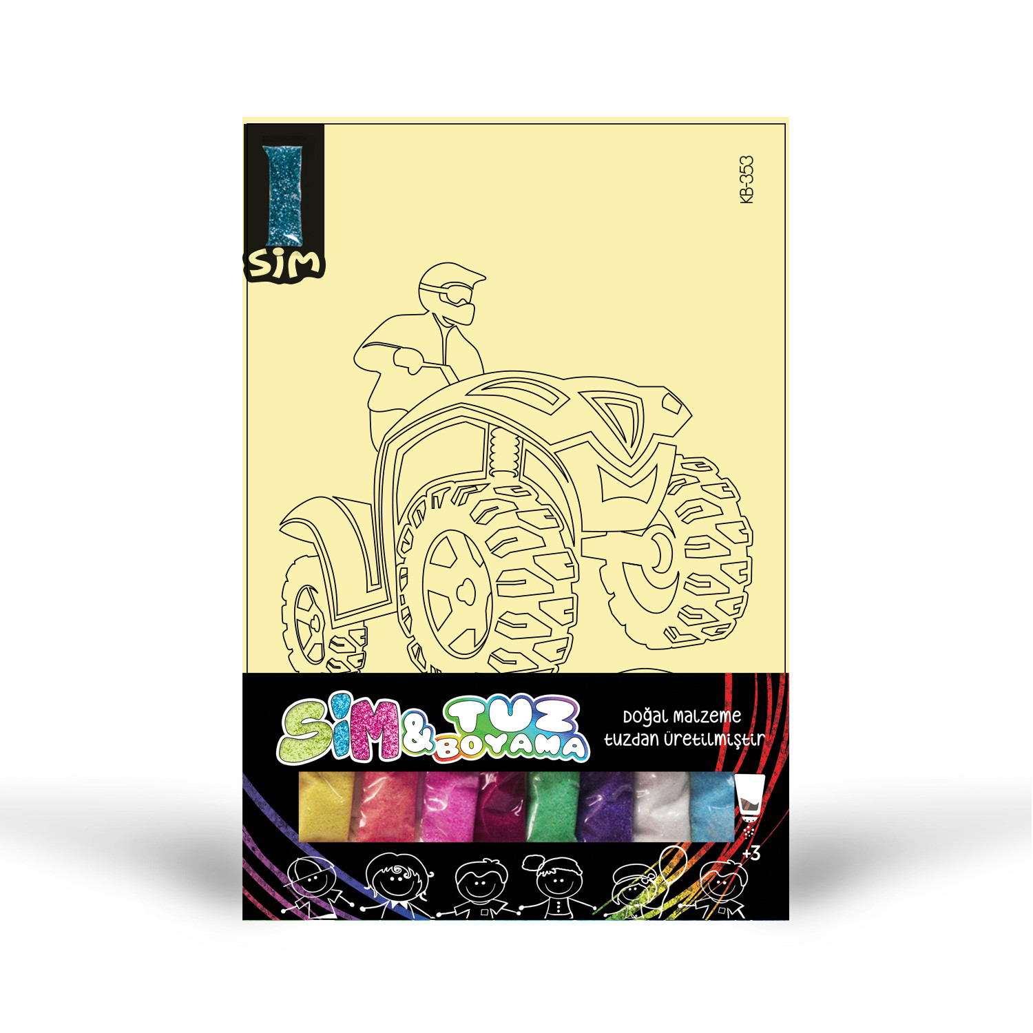 Artikel Kb-353 Offroad Simli Tuz Boyama Oyunu, Eğitici Aktivite, Kum Boya Artikel Kb-353 Offroad Simli Tuz Boyama Oyunu, Eğitici Aktivite, Kum Boya