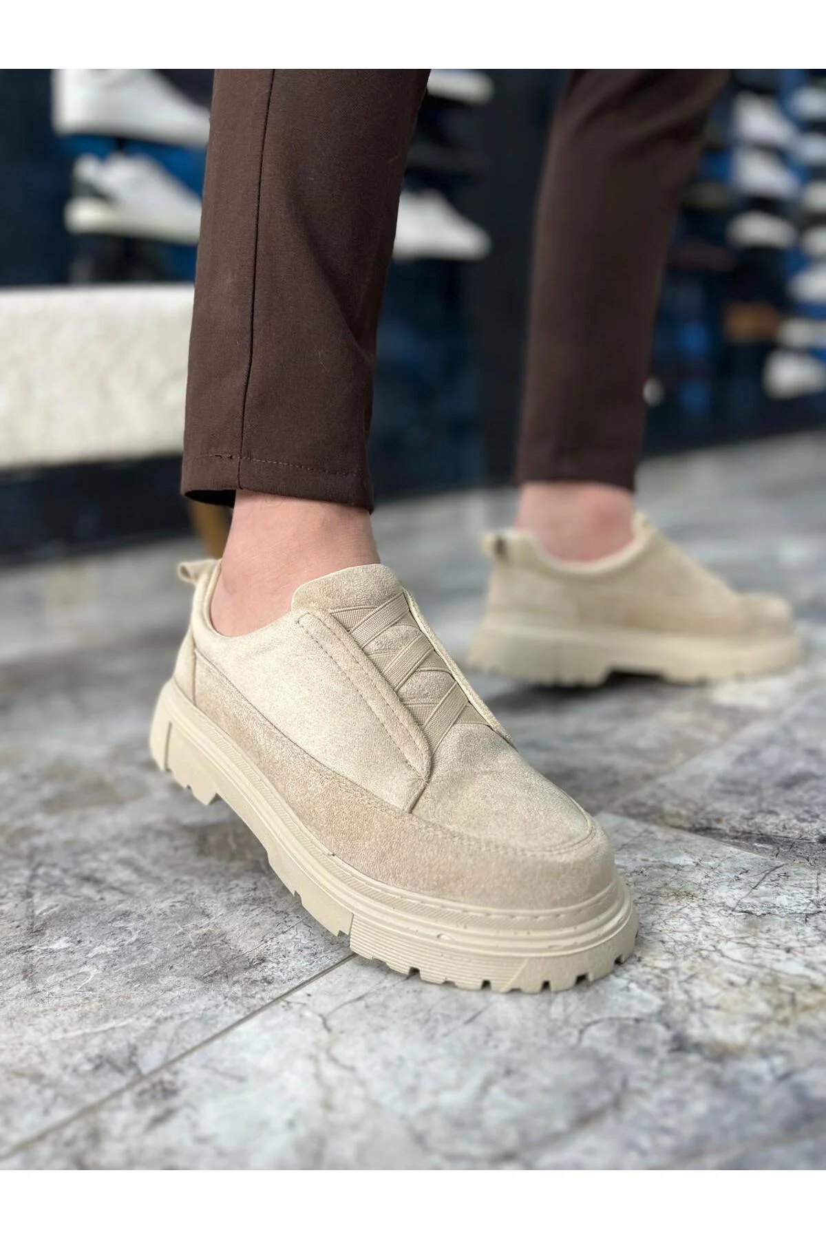 Kb-703 Kuback Bej Süet Lastikli Günlük Erkek Ayakkabı Kb-703 Kuback Bej Süet Lastikli Günlük Erkek Ayakkabı Fiyatı, Yorumları ve Özellikleri