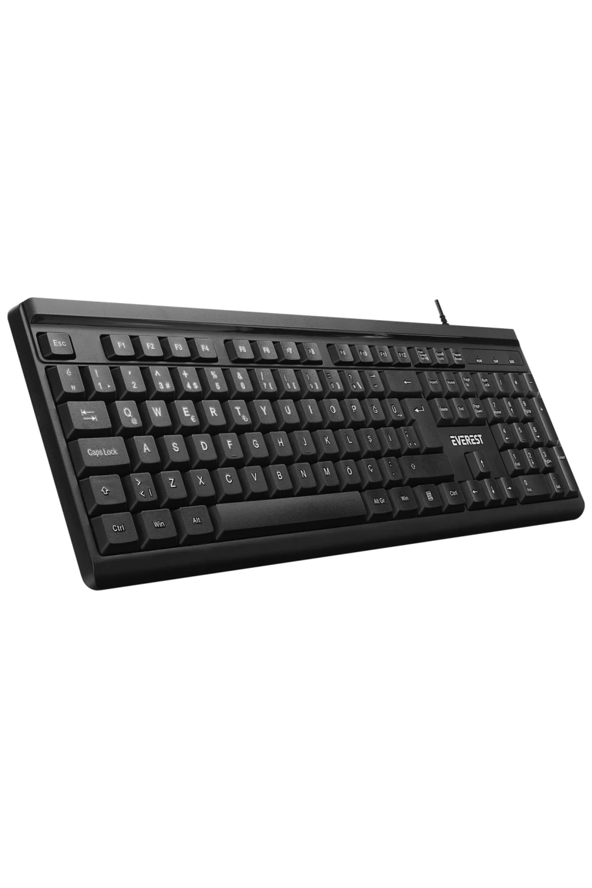 KB-741, USB KABLOLU, TÜRKÇE Q, 2 METRE BAKIR KABLOLU, STANDART KL