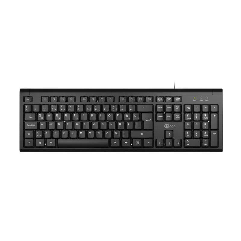 Lecoo Kb101 Usb/Kablolu Siyah Q Klavye