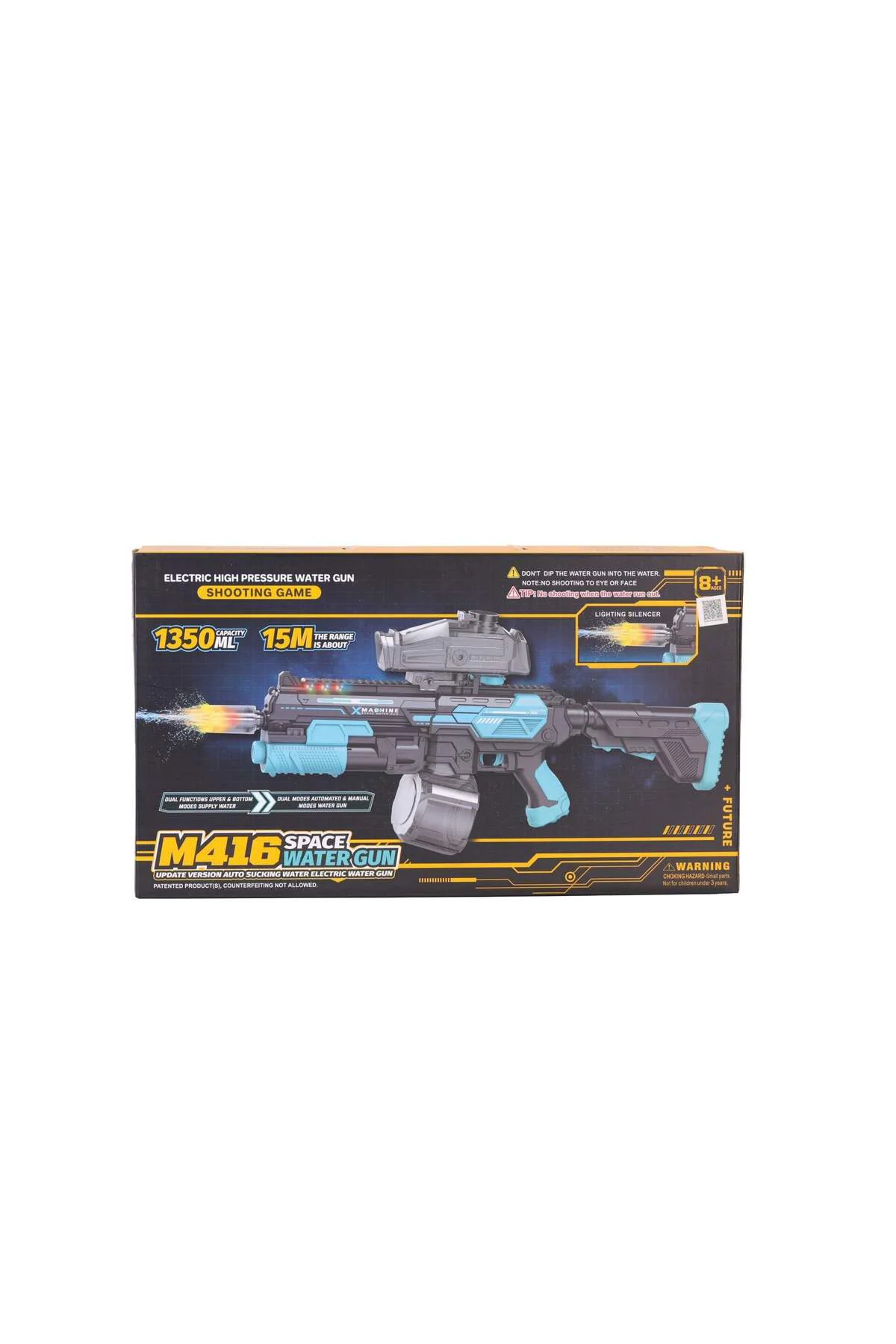 KB1354 SESLİ IŞIKLI BÜYÜK BOY SU TÜFEĞİ 8