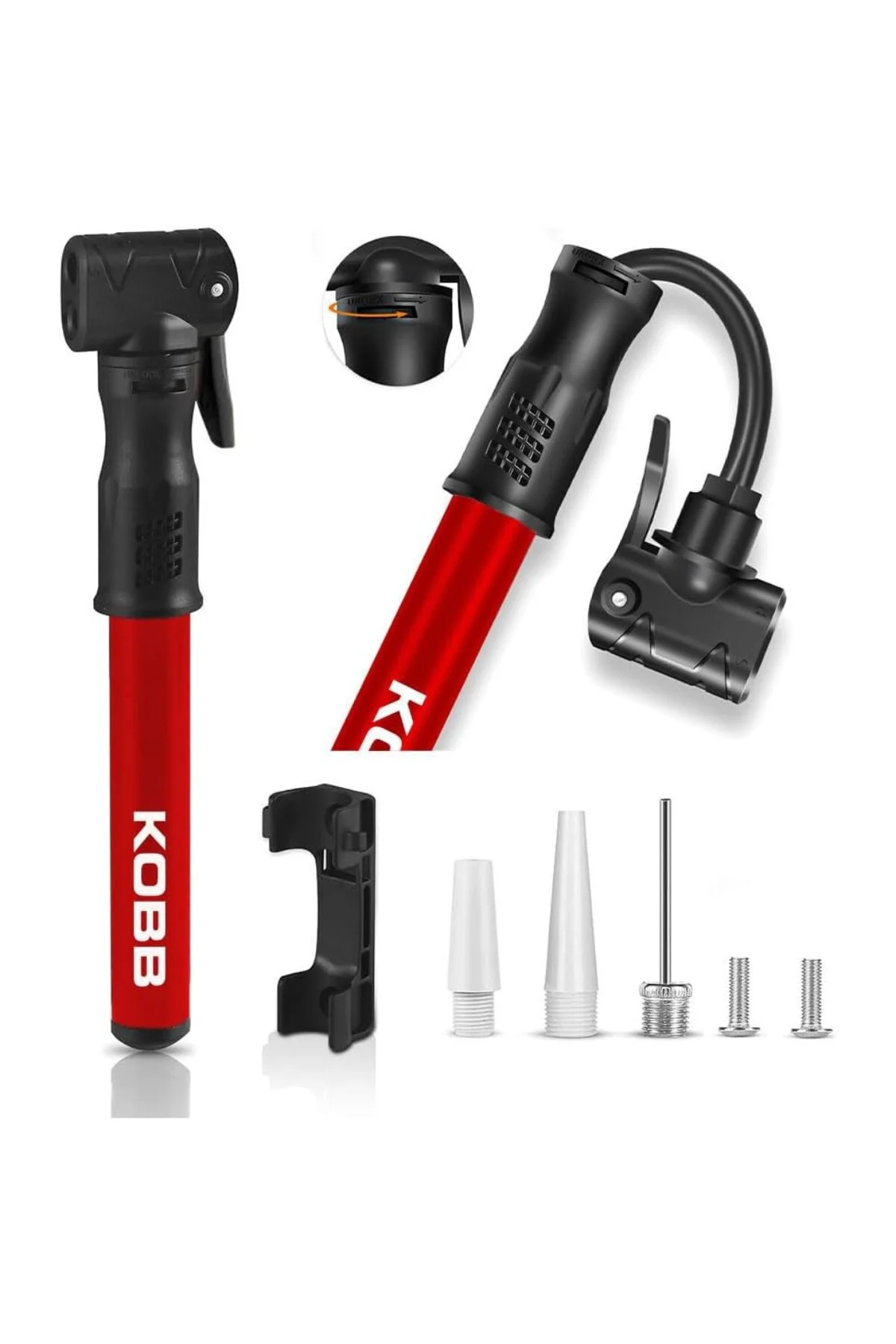 KB2203 87 PSI Bisiklet Lastik Şişirme Taşınabilir Mini El Pompası ve Bisiklet Montaj