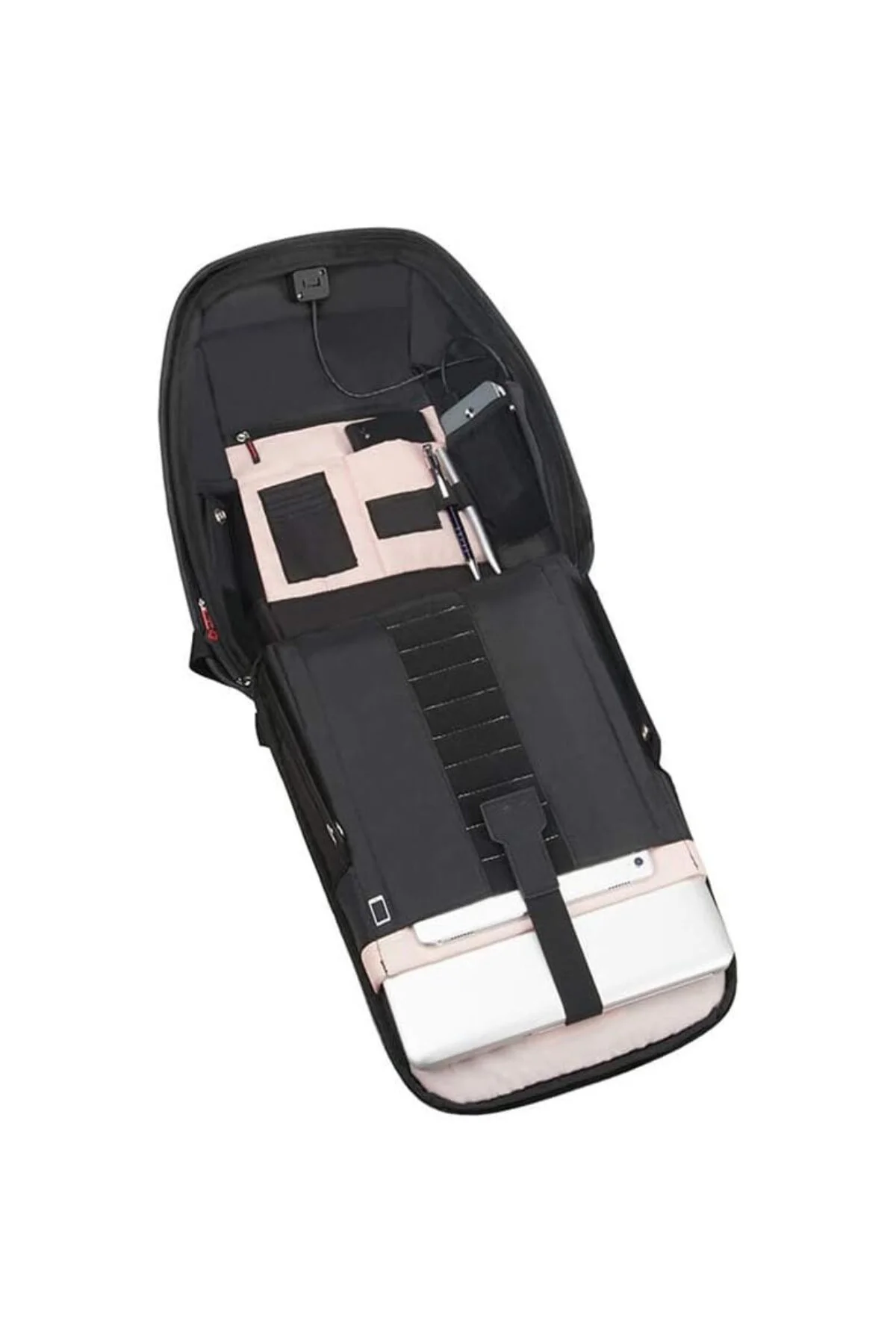 KB3-09-001 14.1" Securipak Notebook Sırt Çantası Siyah
