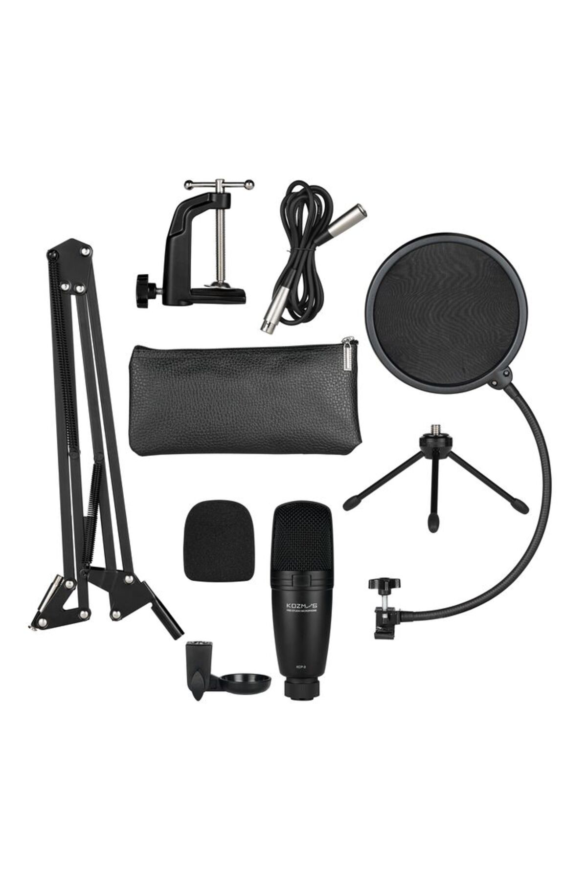 Kozmos Kcp-3 Pro / Aksesuarlı Condenser Stüdyo Mikrofonu