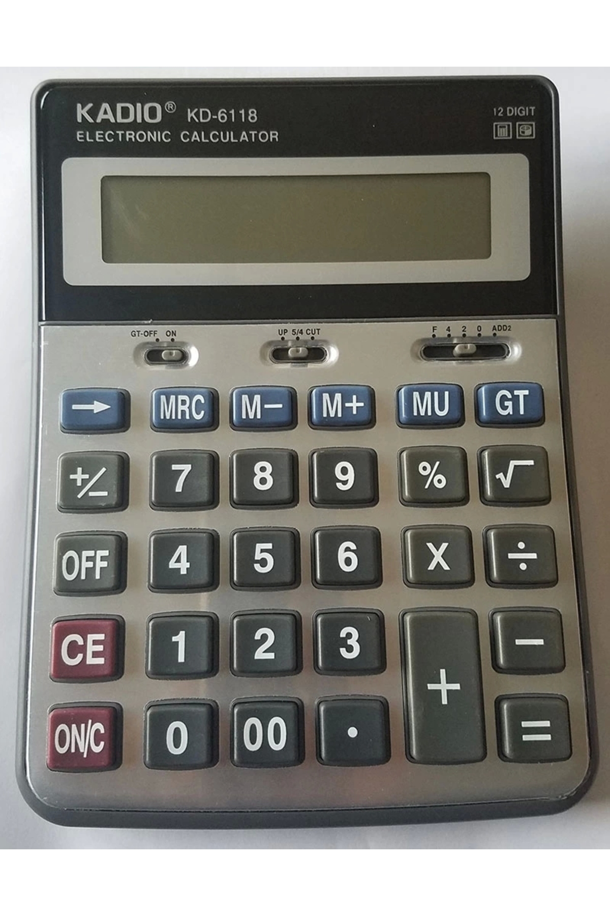 Yeni Nesil Toptancı - Ynt Kd-6118 12 Haneli Büyük Boy Hesap Makinesi