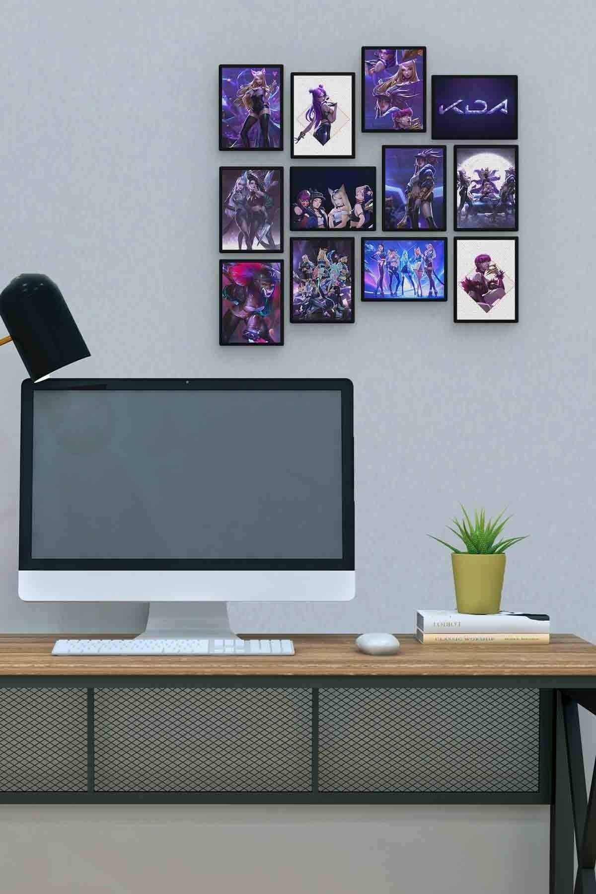 Kda 12 Parça Mdf (ahşap) Tablo Ofis Boyu 