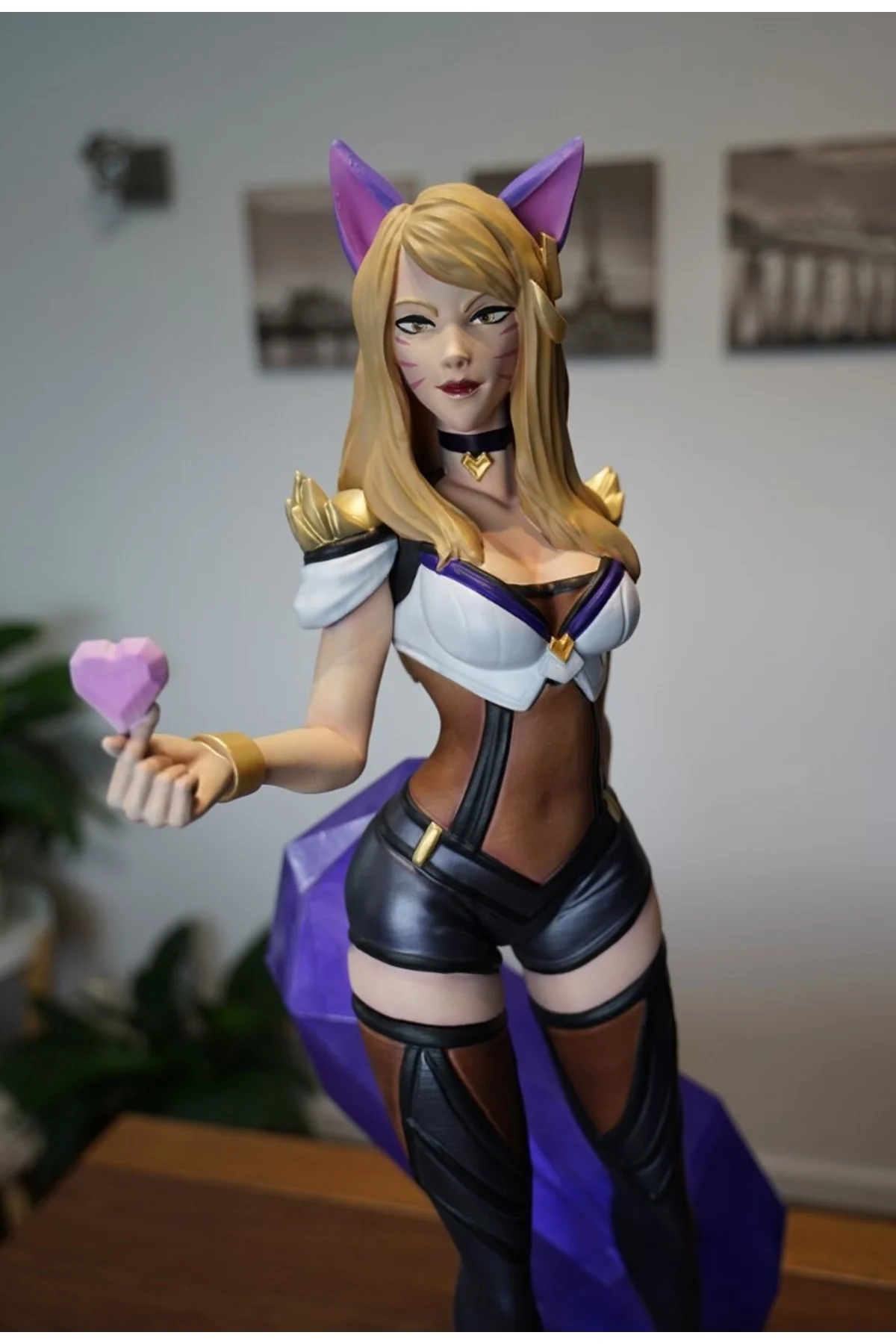 Kda Ahri Boyalı Figür 20 Cm (büyük Boy)