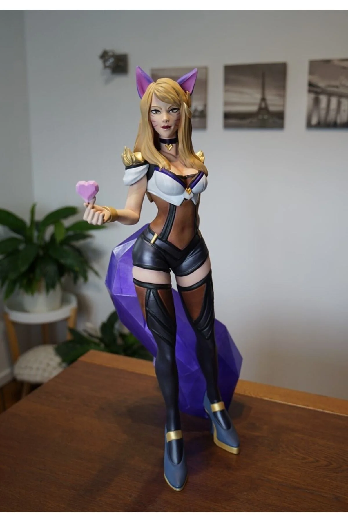 Kda Ahri Boyalı Figür 20 Cm (büyük Boy)
