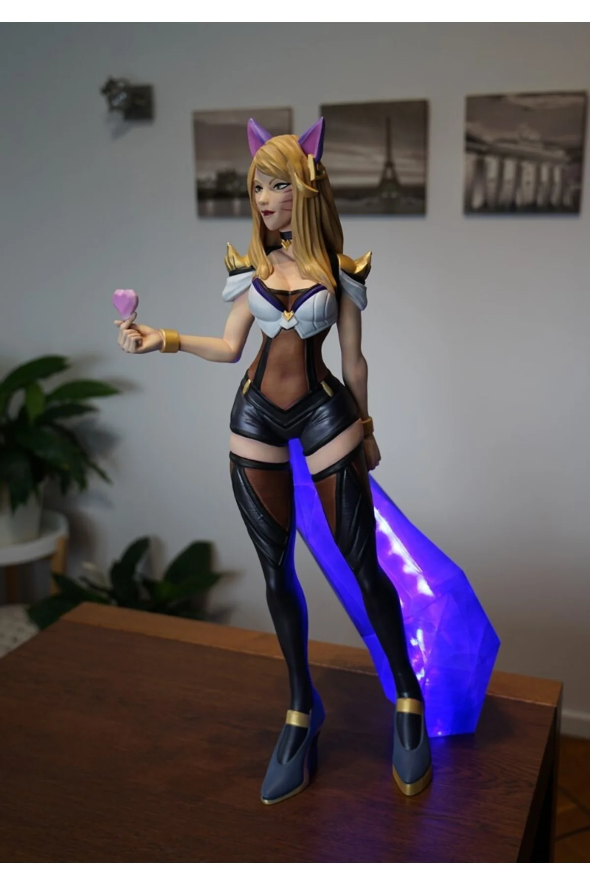 Kda Ahri Boyalı Figür 20 Cm (büyük Boy)