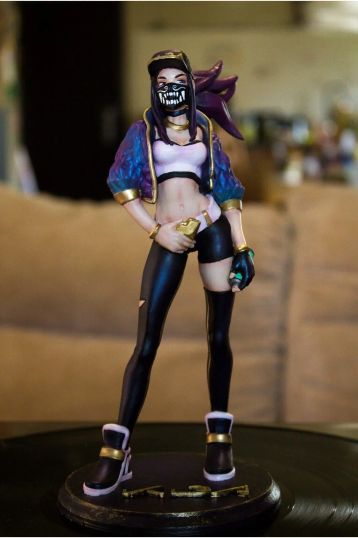 Kda Akali Boyalı Figür 20 Cm (büyük Boy)