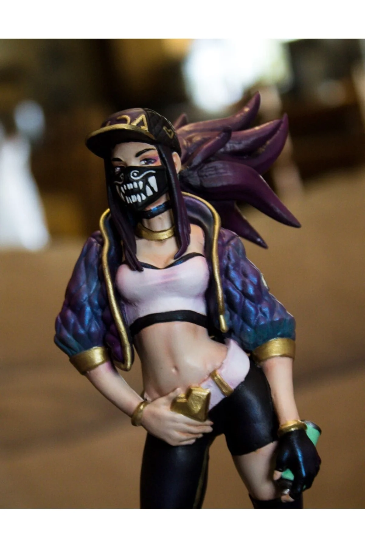 Kda Akali Boyalı Figür 20 Cm (büyük Boy)